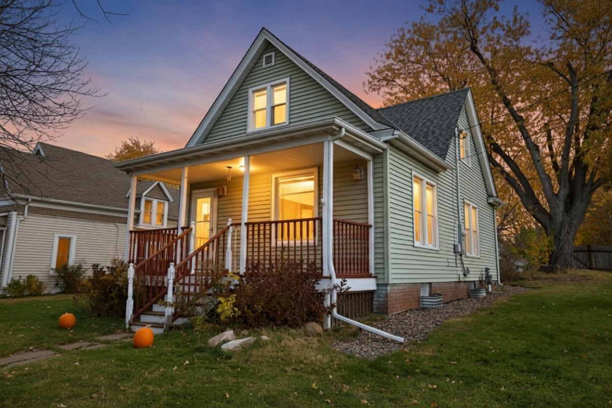 Enchanting and Beautiful two-story with original woodwork in living & dining rooms, hardwood floors. Large front porch, 3 beds on upper level, large bath with clawfoot tub, large kitchen with plenty of storage, 1/2 bath on main, paver patio and deck in the big backyard. 3 car parking spaces available in the back. This home is situated in the heart of Lindstrom, offering an easy walk to lakes, coffee shops, restaurants, and charming boutiques. The home has a new roof and new drain tile. The listing is available due to out-of-state relocation.