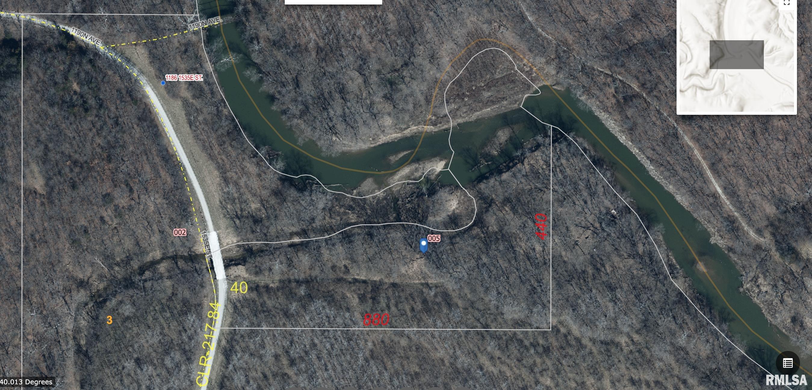 One acre lot in Brown County, IL just outside Ripley. Wooded with river access. Build a home or put a tiny house down for weekend get aways!