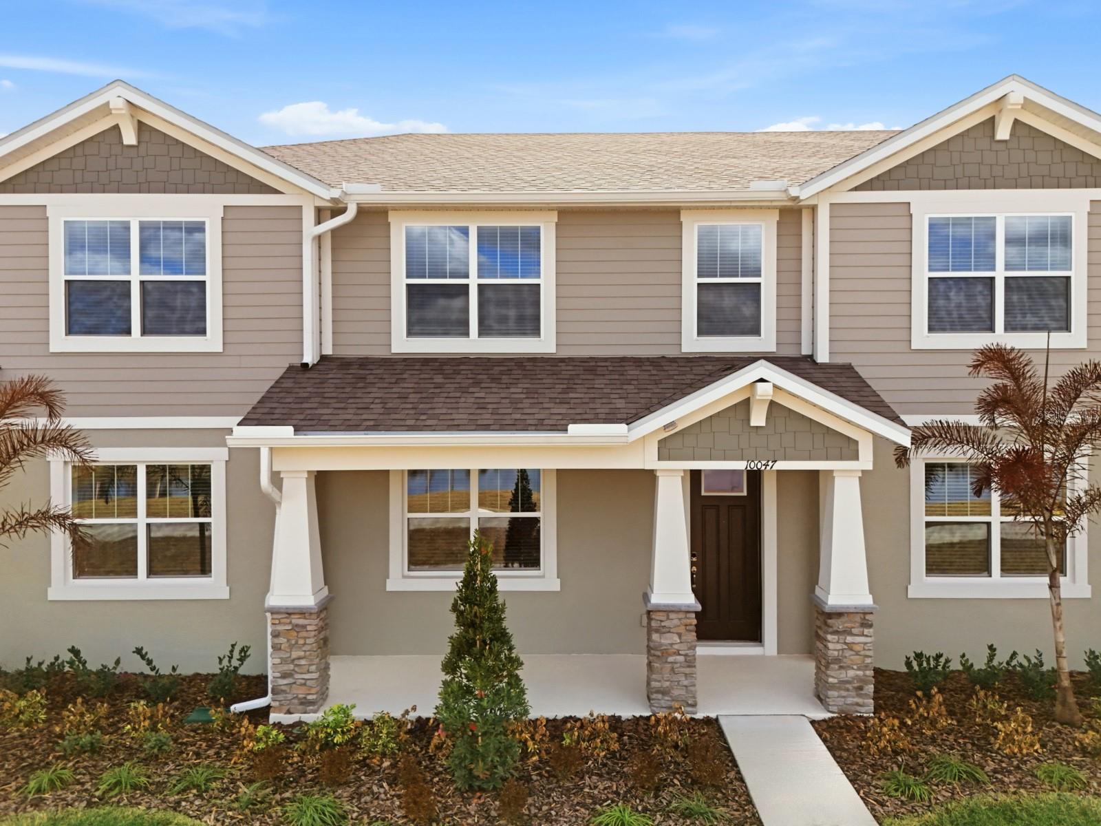 Under Construction. Welcome to the Aurora, a beautifully designed new construction townhome near Lake Nona offering modern style, open-concept living, and exceptional convenience in one of Central Florida’s most desirable locations. This thoughtfully crafted floor plan blends comfort and functionality, making it ideal for families, professionals, and anyone seeking low-maintenance living close to Orlando’s top destinations.Step inside to discover a bright and spacious gathering room that flows seamlessly into the dining area and contemporary kitchen, creating the perfect space for entertaining guests or enjoying everyday life. The open layout enhances natural light and provides an inviting atmosphere throughout the main living areas.Upstairs, the private owner’s suite serves as a relaxing retreat with a spacious bedroom, oversized walk-in closet, and room to unwind after a long day. Two additional bedrooms offer versatility for family members, guests, or a dedicated home office.Located near Lake Nona Medical City, Orlando International Airport, top-rated schools, shopping, dining, and major highways, this new townhome delivers the perfect balance of comfort and connectivity. Enjoy the benefits of energy-efficient new construction, stylish finishes, and a prime location near Lake Nona and Southeast Orlando.Don’t miss this opportunity to own a new construction townhome near Lake Nona with modern design, flexible living space, and easy access to everything Central Florida has to offer.