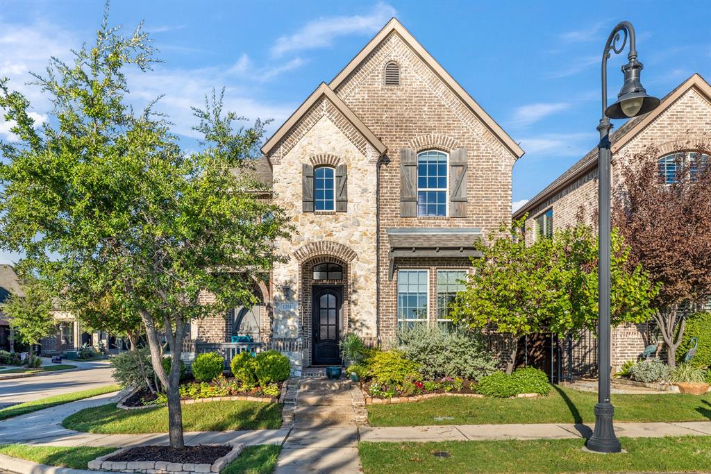 Remarkable Viridian home sits on a corner lot and features a front porch, overlooking a tranquil lake. The quality is evident beginning with the custom steel entry door and site built hardwood floors. The spacious kitchen features an island, double oven, microwave, gas cooktop, and opens to the living room and dining room with an abundance of windows to let the sunshine in. The 4th bedroom completes the downstairs with an adjacent bathroom making a wonderful guest room or office. Upstairs is a light and bright family room with a wrought iron railing and room for everyone. The primary suite is luxurious and includes a private balcony—great for a morning coffee, a splendid ensuite bathroom with two sinks, a separate tub and shower, and an walk-in closet. To complete the upstairs are two bedrooms with a jack and jill bathroom, and a large utility room with cabinetry and natural lighting. Take advantage of the coming cool weather under one of your covered porches, watching the lake or watching the family enjoy the yard. With all this home and Viridian have to offer, missing out is not an option! Make it yours and you get access to amenities such as the Lake Club, Sailing Center, the neighborhood elementary, swimming pools, volleyball and tennis courts, jogging trails, multiple parks, and more! Located within minutes from restaurants, shopping centers, central highways, and more!