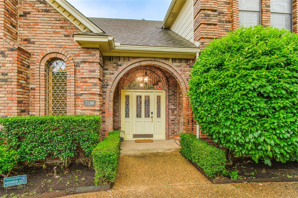 Nestled in Plano’s fabulous Forest Creek Estates, this custom home offers the charm of a tight-knit neighborhood surrounded by mature trees, walking paths, and a vibrant community spirit. Life here feels peaceful yet connected to everything you need. Set on one of the best lots in the neighborhood, this north-facing home sits across from a scenic walking and biking trail that winds along the creek. It’s the perfect setting for morning jogs, evening strolls, and everyday moments outdoors. Inside, you’ll find over 3,300 square feet of flexible living space filled with natural light and character. The home features five bedrooms, three and a half baths, and a layout that’s ready to be refreshed with your personal touch. The cozy family room overlooks the backyard and pool, creating a seamless flow for entertaining or relaxing. The primary suite downstairs includes a remodeled spa-inspired bathroom, while the upstairs offers additional bedrooms and a spacious flex room for a game room, media room, or home office. The backyard is your own private retreat with lush landscaping and a sparkling heated pool, perfect for unwinding or hosting friends and family. Forest Creek Estates is known for its pride of ownership, voluntary HOA events, and welcoming community atmosphere. Just minutes from top-rated schools, Legacy West, H-E-B, Jack Carter Outdoor Pool, and major highways, this location delivers both convenience and charm. While this home is ready for a few updates, the opportunity is clear—create your dream home in one of Plano’s most desirable neighborhoods and enjoy the lifestyle that comes with it.