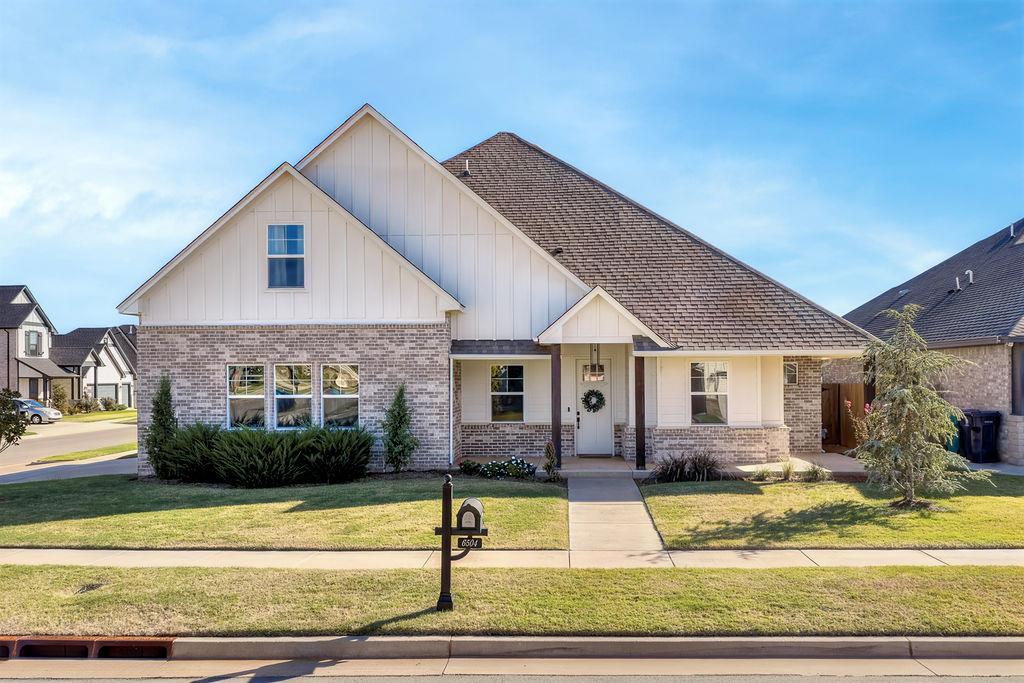 Discover the perfect blend of style, comfort, and functionality in this beautiful 3-bedroom, 3-bathroom home situated on a spacious corner lot in the Deer Brook community! From the moment you step inside, you'll appreciate the thoughtfully designed floor plan, inviting living spaces, and beautiful finishes throughout. A versatile flex room near the entry offers endless possibilities as a home office, workout space, or potential fourth bedroom. The open-concept living area flows seamlessly into a stunning kitchen featuring a generous center island, abundant cabinetry, and plenty of room for gathering and entertaining. The main-level primary suite provides a private retreat complete with dual vanities, a beautifully designed walk-in shower, and a freestanding soaking tub. An additional bedroom and full bathroom on the main floor offer convenience and flexibility, while the upstairs bedroom features its own private en-suite bathroom. Step outside to enjoy the expansive backyard with plenty of space to create your ideal outdoor oasis. Located within the Deer Creek School District, this home also offers access to neighborhood amenities, including a community pool and playground. With its spacious layout, desirable features, and convenient location, this is a home you won't want to miss. Schedule your private showing today!