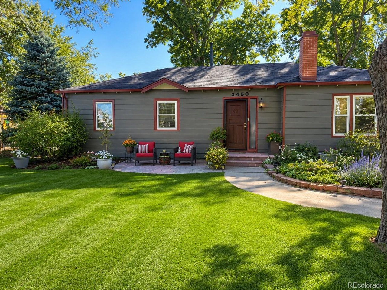 ReDone top to bottom!  Awesome location in the heart of Wheat Ridge - close to everything: Downtown Denver, I-70, 6th Ave, Speer, and Colfax. Minutes from most of Denver's best spots.  Minutes to Sloan's Lake, the Highlands, Tennyson area, walk to restaurants and breweries.This home sits on a huge lot with mature landscaping and a backyard to die for - perfect for BBQs and entertaining. Enjoy multiple outdoor spaces including a pergola, gazebo, pool, and pool deck. Pick your favorite hangout area; your guests will be impressed!A tiny home/clubhouse offers endless possibilities - a play space for kids, art studio, or home office. The greenhouse and garden area provide a bountiful harvest year-round. The barn shed stores all your gear, and the back of the garage is fully insulated and converted into a gym - ideal for a studio, workshop, or craft space.Inside, you'll find a remodeled kitchen with granite countertops, custom cabinets, and newer floors. The main suite addition includes a private bathroom. Updates abound: new electrical panel, new windows in the family room, heating/cooling unit in the sunroom, newer fencing, and wildflowers everywhere!The backyard is a huge selling point here: an above-ground pool, pool deck, and gazebo.  New pergola over the back porch this spring.Nothing on this home hasn't been redone - it's truly move-in ready and bursting with charm.