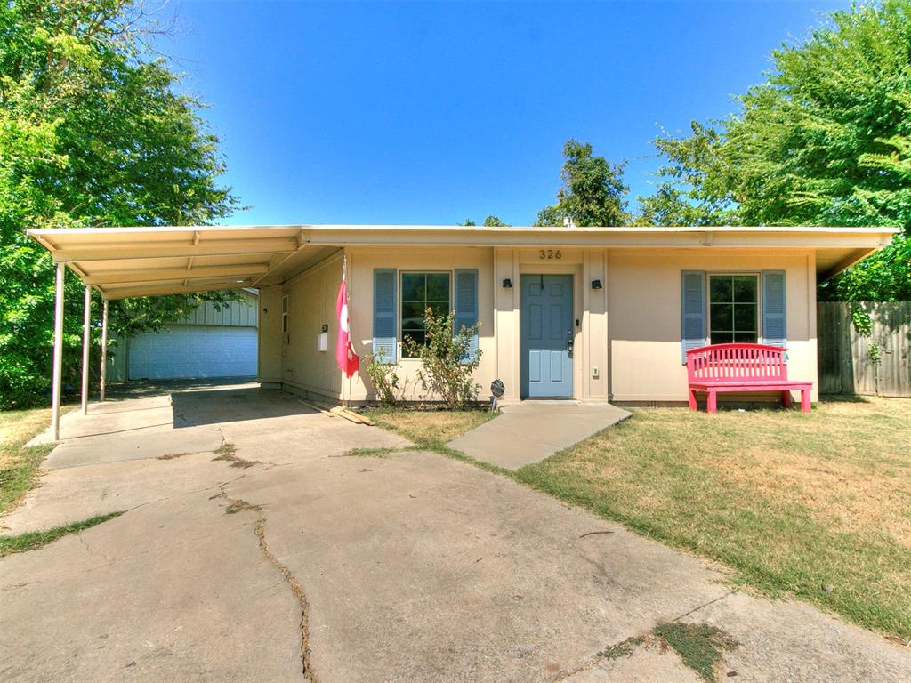 This home features a unique floor plan with TWO work shops finished with concrete floors ( one is 24x30 and  the other is 24x40) Located just minutes from the OU campus, could be a great investment property, starter home. The backyard is fully fenced. This home is also well insulated for lower utility costs. Book your showing today!