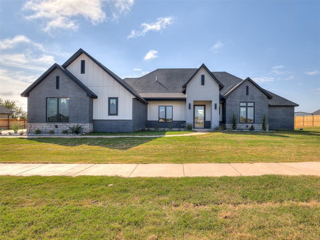 Ask about our builder and lender incentives!! Get into this house with a 4.3% interest rate*!! No detail was spared on this custom built home that sits on half an acre across from Belmar! Custom finishes and woodwork throughput- you will love the storage and thoughtful layout. 3 bedrooms + a large bonus room + an office, open concept with the chef's kitchen overlooking the living room and dining room. Living room has vaulted ceilings and large windows allowing the natural light to come in. The large laundry room has ample amount of storage and is connected to a bonus storage/flex space. Located off of Sooner Rd. across from Belmar golf course, this location won't disappoint. We have 2 homes in The Hills at Timbercreek available.