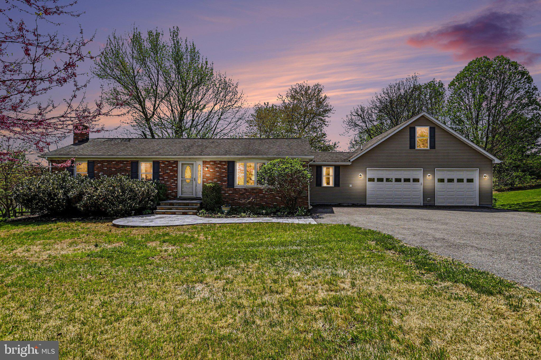 Welcome to 6332 Boyers Mill Rd! This Well-Kept 3-Bedroom, 1.5-Bath Rancher is situated on a large idyllic lot with eye-catching curb appeal, blooming trees, and a spacious paved driveway… with NO HOA!A major highlight is the oversized attached garage that offers ample room for two oversized vehicles, storage space, and a partially finished loft perfect for seasonal items.Just inside is an inviting open floor plan filled with plenty of natural light. The kitchen is a true standout, featuring stunning granite countertops and backsplash, along with a center island that provides additional prep space for cooking and seating. The finished basement adds valuable extra living space, complete with a cozy wood-burning fireplace. Equipped with a large entertaining area and even enough space for a home office, den or library. Huge deck and fenced in back yard are an added bonus on top of everything else this home has to offer. Move-in ready, You won’t want to miss this one.Schedule your private tour today!