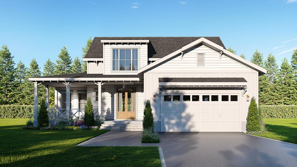 The Shoal Creek by Bay Creek Homes, built by Virginia Builders, is a masterclass in modern farmhouse elegance. This thoughtfully designed floor plan features a striking front porch and clean, vertical board-and-batten accents that create an immediate sense of home. The main level is the heart of the residence, centered around a chef's kitchen with a massive social island that flows seamlessly into the bright family room and a charming morning room. The primary suite serves as a true sanctuary, complete with a spa-inspired bath, a deep soaking tub, and an expansive walk-in closet. A versatile secondary bedroom and a dedicated laundry-to-garage transition complete the first floor. Upstairs, a massive loft offers endless possibilities for a media room or play area, flanked by two additional large bedrooms and a shared bath. Coastal charm meets sophisticated functionality in the Shoal Creek!  *Home Under Construction - all images, including furniture, are computer renderings and for illustration purposes only.*