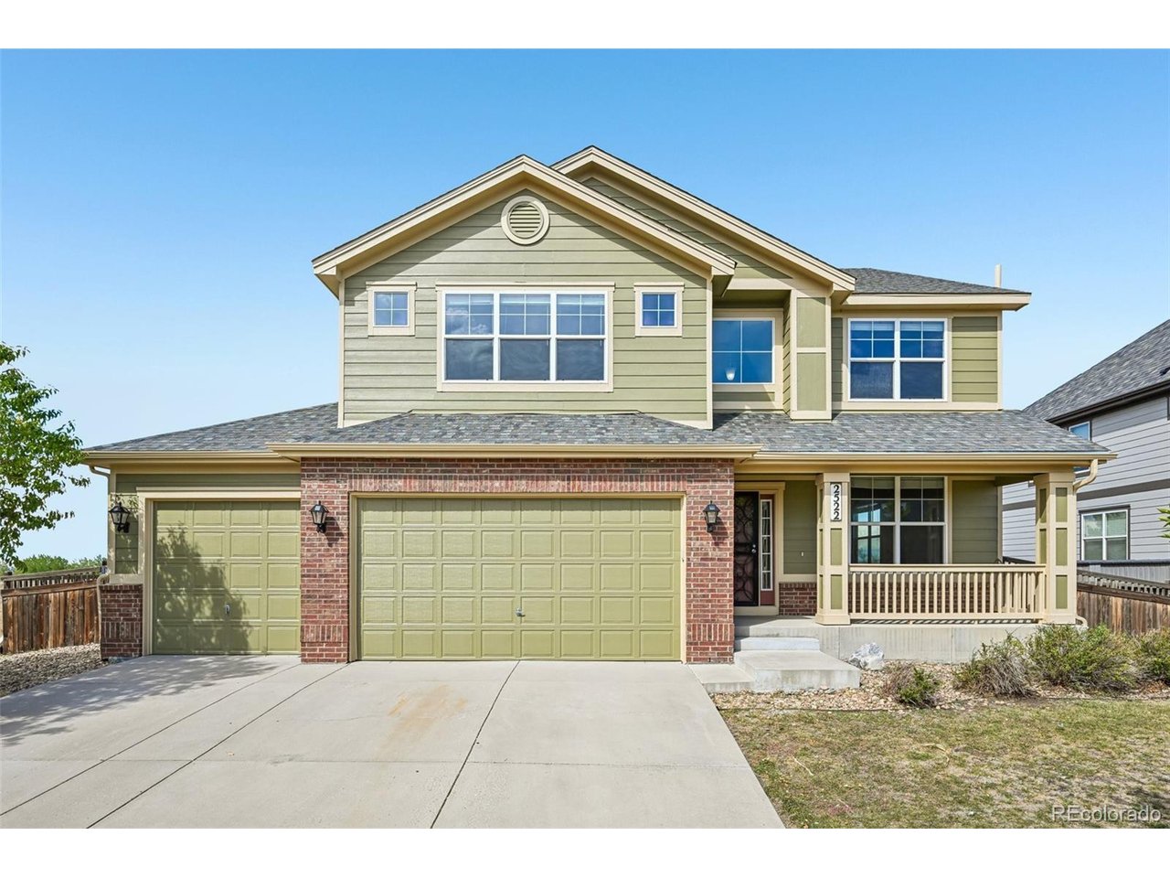 Great two-story home in Wyndham Hill offering a spacious, well-designed floor plan and beautiful western mountain views, including views of Longs Peak from the patio and backyard. The main level features a private study, formal living and dining areas, and an inviting family room with a gas fireplace. The spacious kitchen offers abundant cabinet and counter space, a large island, double oven, and adjoining dining area. Upstairs are four bedrooms, including two bedrooms connected by a Jack-and-Jill bath, a secondary suite with its own private bath, and an expansive primary suite featuring a wet/coffee bar, walk-in closet, and five-piece bath. The attached four-car garage provides exceptional space for vehicles, storage, a workshop, or recreational toys. Enjoy the fully fenced backyard, patio, open-space setting, and sweeping western mountain views. Wyndham Hill offers a community pool, clubhouse, and playgrounds, with convenient access to I-25 and surrounding Front Range communities.