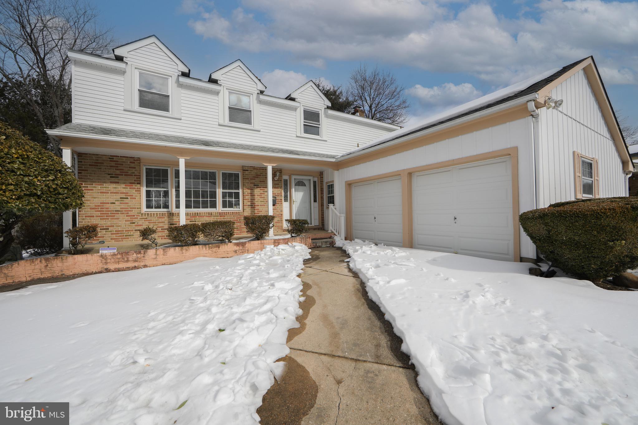 Welcome to Ramblewood Farms.. Sought after Stockbridge model which has a lot offer a potential buyer.As you enter the home to the foyer you will find ceramic flooring.  Living and dining rooms have beautiful refinished hardwood flooring along with plenty of sunlight.  Large kitchen for cooking and entertaining family and friends. Plenty of cabinets for storage along with a pantry..Step down to the familyroom with brand new laminated flooring , brick fireplace and built in shelving.. Doors lead the the large back yard. First floor shows a very large laundry room with access to the garage.. Just redone is the powder room with custom vanity,mirror and lighting..As you proceed to the second level you will see a huge Master Suite  with  brand new bathroom vanities,lights and mirrors and separate area for dressing along with a walk in closet and installed barn doors. Three other very very generous size bedrooms with plenty of closet space which some have a walk in closet.. The hall bath recently redone with tub and shower unit, double vanity, custom mirror and lighting.  The entire house was freshly painted along with new doors and refinished flooring throughout the home and some new windows.Fenced back yard.  Home is light and bright for total comfort and has a lot to offer. Home is within walking distance to tennis courts and playground.. Just mintures away from shopping and all major roads . Property is being conveyed in as is where as condition..Buyer is responsible for all inspections and certifications required by the lender including township CO. Call now for your tour of this home.. Won't last long Some of the rooms have been virtually staged