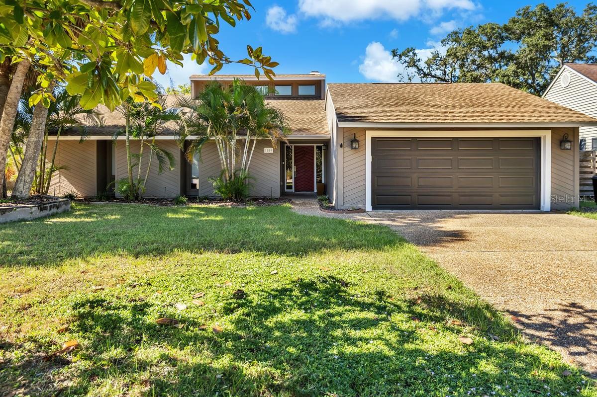 Just 2 miles from world-famous Siesta Key, this West of the Trail pool home in Buccaneer Bay delivers the ultimate Sarasota lifestyle. High and dry through every storm, it combines worry-free living with pure coastal fun. A quick bike ride over the south bridge to Siesta Beach is easy without ever getting on US41! Step inside and feel the openness, vaulted ceilings, a striking stone fireplace, and a light-filled layout that flows effortlessly from the living area to the pool. The chef’s kitchen is made for entertaining with quartz countertops, a marble backsplash, a spacious island (family, friends and great conversation), and sleek stainless-steel appliances. Outside, your private backyard oasis truly is what Florida is all about. A sparkling PebbleTec pool, brand-new pump, travertine deck, creating the perfect setting for entertaining or quiet evenings under the palm trees.  And there’s more—an additional 160 sq. ft. of climate-controlled living space in the fully equipped shed, complete with A/C, water, and electricity. It’s the ideal flexible space for a workshop, home office, art studio, or hobby room. Sitting on over a quarter-acre, this home also provides peace of mind with a relined sewer plumbing, hurricane-rated garage door, and a whole-house reverse osmosis system with no salt needed. Homes like this West of Trail don’t come along often—schedule your showing today and start living the Sarasota dream! Preferred lender is offering 1% of the loan amount toward buyer’s closing costs and prepaids with a full-price offer.