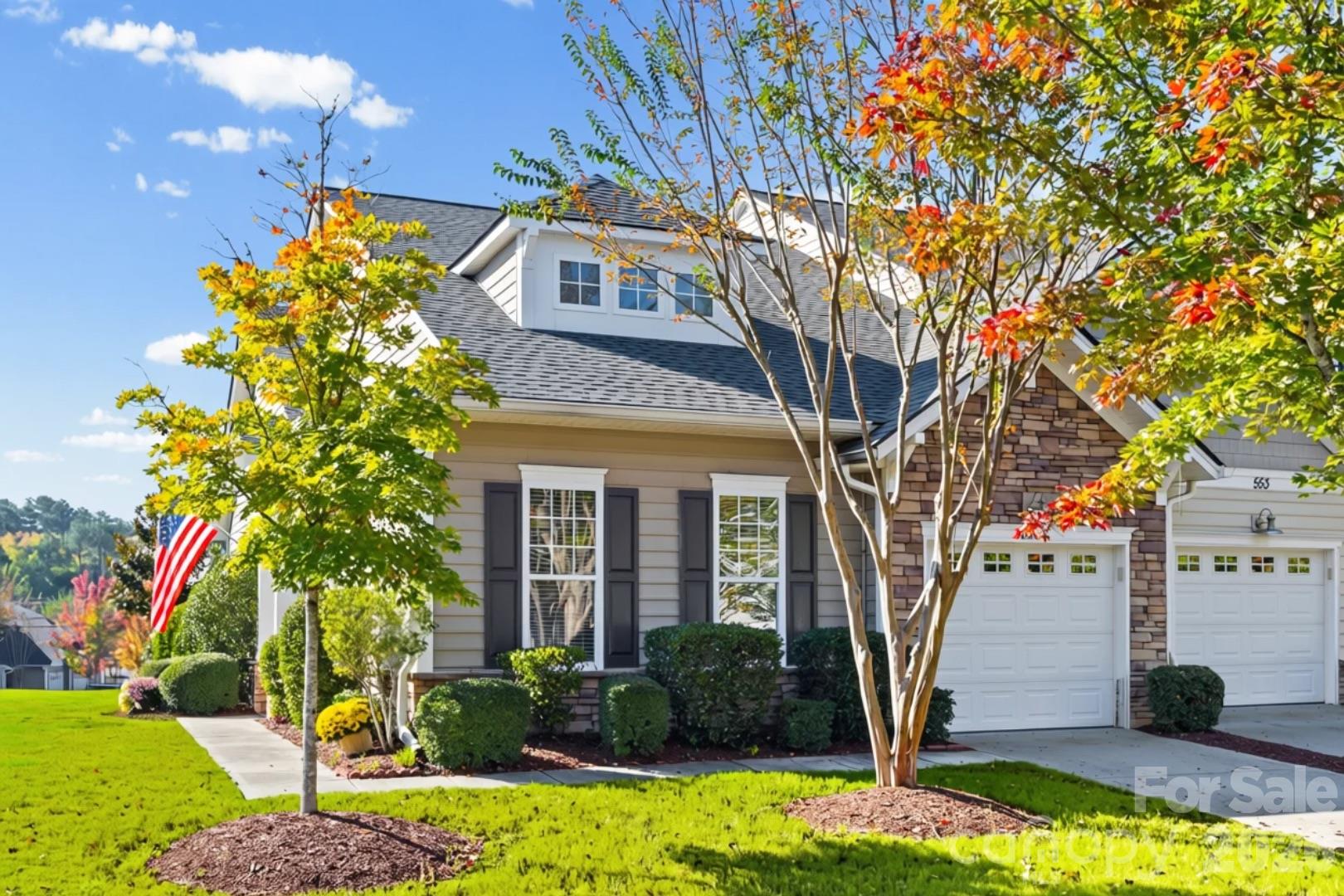 Welcome to Calloway in beautiful Tega Cay! This inviting 2-bedroom, 2-bath townhome offers comfortable living, classic hardwood floors, and a low-maintenance lifestyle in a sought-after community. Calloway Village is a charming, tree-lined neighborhood known for its well-maintained homes, friendly atmosphere, and convenient location near the Tega Cay Golf Club. Enjoy the best of Tega Cay living with access to miles of walking trails, neighborhood parks, tennis and pickleball courts, golf, and the outdoor recreation of Lake Wylie. Spend your days exploring waterfront parks, enjoying boating opportunities, or taking advantage of the area's recreational amenities. Conveniently located near shopping, recreation, dining, and everyday conveniences, with easy access to Charlotte Douglas International Airport, this home is also located in the award-winning Fort Mill School District. If you are ready to enjoy the best of Tega Cay living, this charming townhome is one to see!