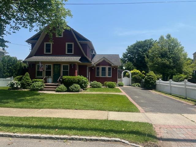 Beautifully Maintained and Updated Full House Rental South of Main Street in the Hamlet of Islip. Featuring Entry/Sun Porch, Living Room, Formal Dining Room with Sliding Doors to Rear Patio, Kitchen with Stainless Steel Appliances and Built-in Dining Area, Family Room with Cathedral Ceiling and Wood Burning Fireplace and Half Bath on First Floor. Second Floor Features 3 Bedrooms and Full Bath with Tub. Basement is Unfinished with Washer/Dryer and Storage Space. Backyard has Brick Patio and Semi Above Ground Pool with Deck and Cabana.