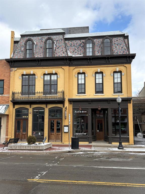 Welcome to 109 E Grand River Ave, Unit 5! This tastefully decorated condo is situated on the third floor of a charming turn-of-the-century building, directly above Tavern 109 in Downtown Williamston. The open concept floorplan boasts a modernized kitchen, timeless brickwork, industrial ceilings, & hardwood floors throughout the living area. The home features a spacious bedroom with private bathroom & an in-unit washer/dryer. With low HOA fees, this home offers exceptional value. Outstanding location being within walking distance of numerous restaurants, shops, & McCormick Park, where you can enjoy the many events hosted by the City of Williamston. Designated parking spaces are available at the back of the building, with additional parking on High Street. Book your showing today!,