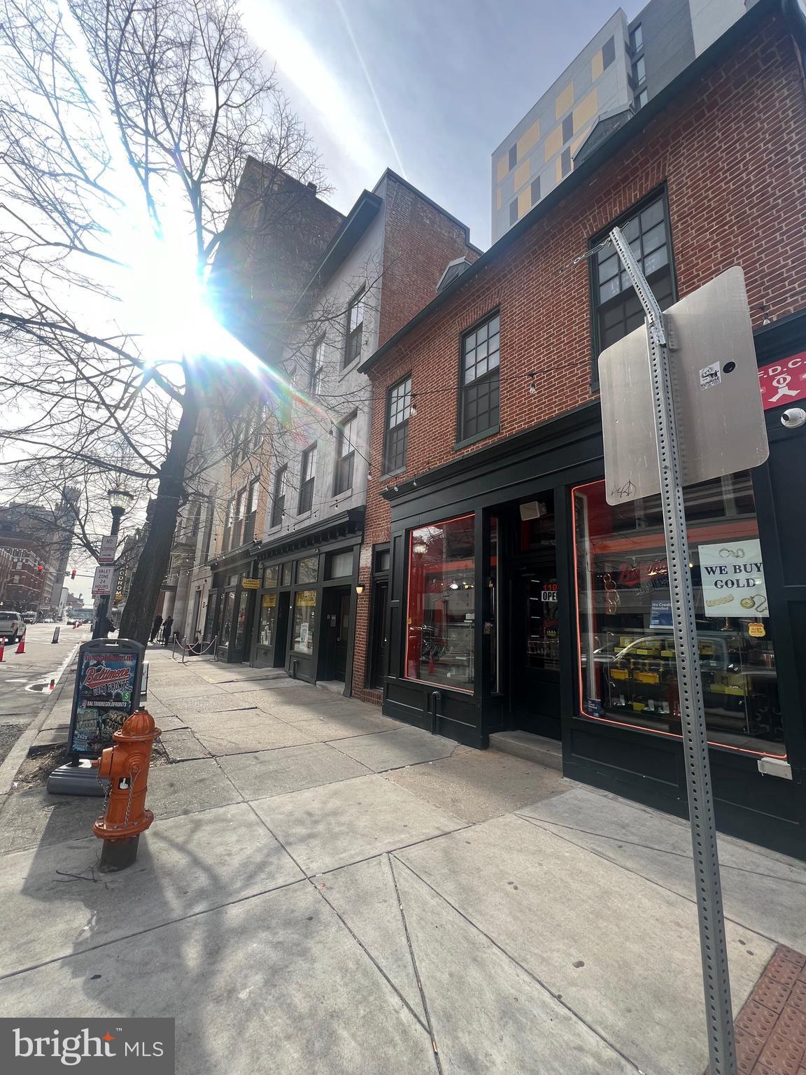 This property is walking distance to many of Baltimore most popular attractions as well as the University of Maryland.  The apartment has central A/C, hardwood floors, granite counter tops, stainless steel appliances,12 foot ceilings, sky lights,  and large windows. Apartment has buzzer system, sprinkler system, and security cameras surrounding the building. Laundry room located at 108 N. Eutaw Street. Water is included in the rent. Move in ready.