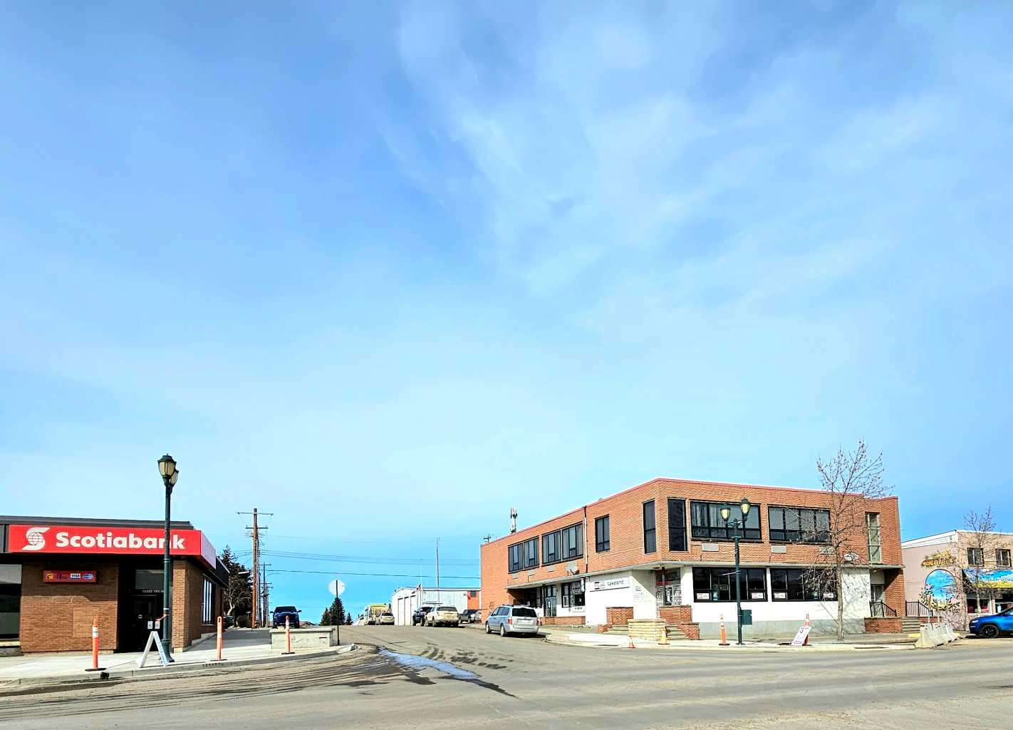 Location!! Location!! Main Street Office Building for Sale.  Located in the heart of downtown Lac La Biche, which is prime location for any tenant.  This is the largest well maintained retail/office building located on 3 lots in town. Currently 12 rental spaces are available with most occupied by long term tenants.   This building has been extensively renovated with new windows, new front facelift, roof tar and gravel, new rooftop central heat, HVAC units as well as many other improvements.