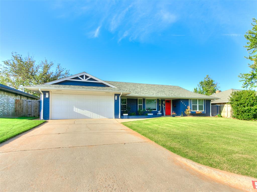 Welcome to this stunningly updated home nestled in a peaceful neighborhood within walking distance of Lake Hefner! With major roadways nearby, your daily commute is a breeze.   Boasting 3 bedrooms and 2.5 bathrooms, this home has been extensively updated over the past five years. The spacious, open-concept living and formal dining areas feature a soaring cathedral ceiling and a custom distressed wood entertainment counter with a built-in wine refrigerator, creating the ultimate space for relaxing or entertaining.   The kitchen features beautiful quartz countertops, refreshed cabinetry, and a stacked stone backsplash, a black stainless-steel oven, and a built-in microwave, along with a quiet Bosch dishwasher and a modern exterior-vented range hood.   The generous primary suite includes two walk-in closets and a beautifully updated ensuite featuring dual vanities, a lighted anti-fog mirror, and a sleek, modern walk-in shower. The two additional bedrooms are connected by an updated, stylish Jack-and-Jill bath.   Additional updates include Sherwin-Williams interior paint, LED lighting, tilt-in low-E double-pane windows, an updated HVAC system with overhead ductwork and added insulation for optimal energy efficiency.   Step outside into your private backyard oasis, centered around a massive 20x40 in-ground pool featuring an updated liner, variable-speed pump, filter, coping, and plumbing lines (2023). A new privacy fence (2023) installed on the south side perfectly frames this incredible outdoor retreat.   Come and check it out before it’s gone!
