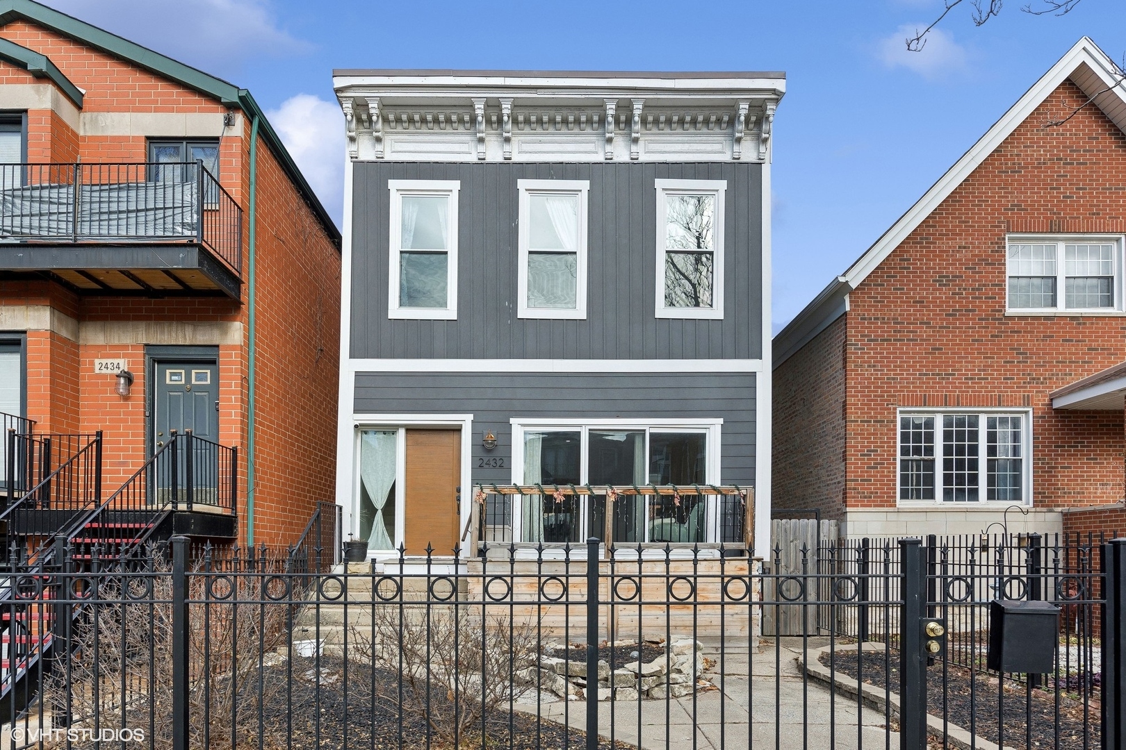 Beautiful home with so much natural sunlight.  Large open living, dining and kitchen area ideal for entertaining. LVP throughout the first level, office and full rehabbed bathroom. Lower level is finished with a great room, new laundry room and extra storage. Three full bedrooms up, an office, new rehabbed bathroom,  primary bedroom with suite and walk-in closet. This home has been meticulously maintained and is a very spacious 3 Bed | 2 Offices | 3 Bath. Yard and two car garage in the hot Tri-Taylor neighborhood. Very close to I-290 and the blue line. Five minute drive to the loop.