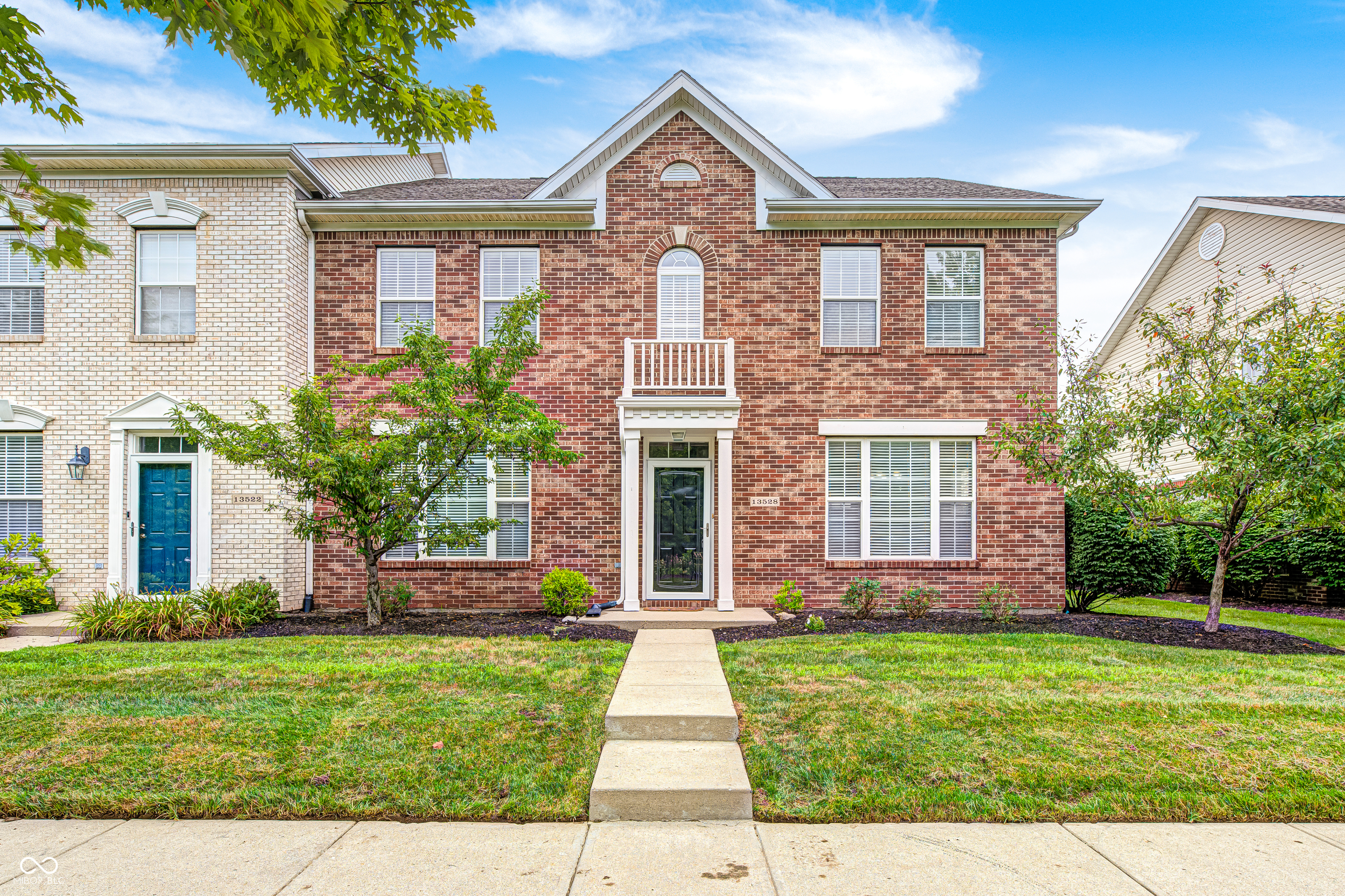 **Best priced condo in the neighborhood!**  Don't miss this upscale townhouse condo offering exceptional value and move-in-ready style. Freshly painted with brand new carpeting, this inviting home features an open kitchen with granite counters, sleek Maytag stainless steel appliances, ample cabinet space and open floor plan featuring a cozy fireplace for effortless entertaining.  Enjoy views of the park right across the street, or take advantage of the HOA amenities-including a pool and private beach access, perfect for relaxing weekends.  The private fenced in patio provides a secluded opportunity to enjoy the fresh air.  Located just a block from multiple dining options and only five minutes to Hamilton Town Center and I-69,  a short drive to Geist, this home delivers unbeatable convenience without sacrificing comfort or quality.  You will be proud to call this "Home".