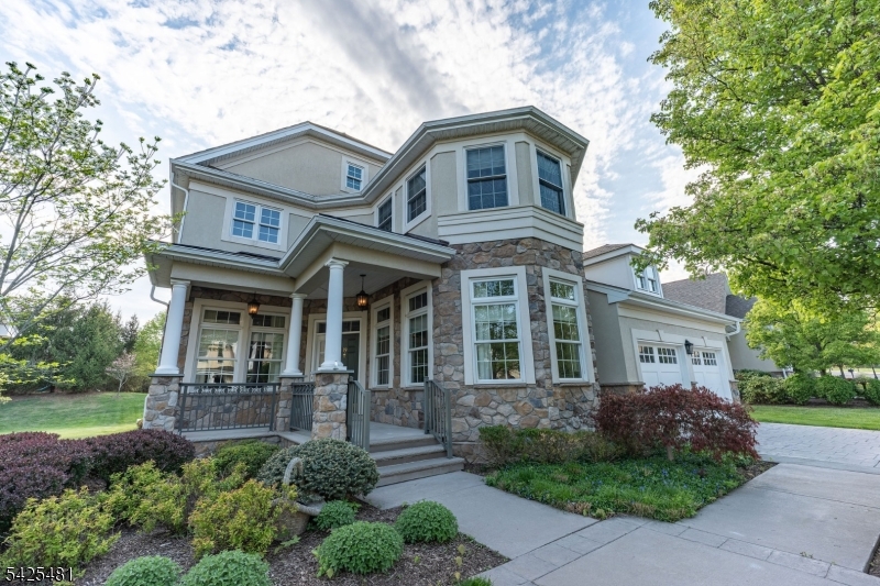 Amazing 55+ Community! Luxury single-family home in highly desirable setting of adult community with tons of amenities. Featuring beautiful, stylish touches, the 1st Floor Master Suite has Spacious Bedroom with Tray Ceiling, a full bathroom and walk-in closet. Wonderful open flow layout. Spacious Great Room delights, featuring soaring 2-Story and Fireplace with lots of windows and natural light. Lovely kitchen serves as the heart-of-the-home, and includes Breakfast Room and Butler's Pantry.  Den has been converted to a Bonus Walk-in Closet. Also conveniently located on the 1st floor is the Laundry Room. Upstairs are 2 extra bedrooms, plus a Loft overlooking the Great Room for additional flex living space. Finished basement with full bathroom and large, open Rec Room. Rear deck is perfect for outdoor relaxation or alfresco dining. Community amenities are a huge benefit! Offering a heated outdoor Pool, a 7,300-square-foot Clubhouse with Exercise Rm & Billiards, Walking Paths to enjoy many Gardens, Pond with Fountain, a decorative Waterfall, gorgeous seasonal foliage & More! Conveniently located to shopping, restaurants, parks, golf, theater, highways and public transportation. A perfect home and community to love where you live.