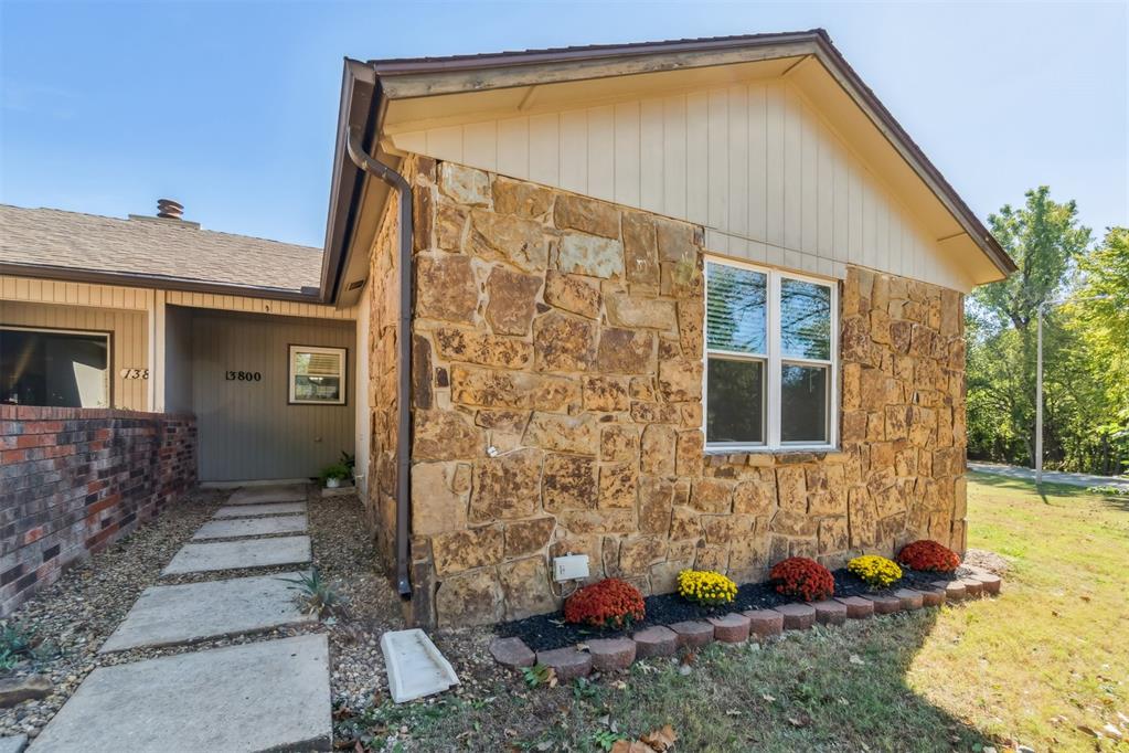 This charming, end-unit townhome in The Crossings, offers a rare blend of convenience, privacy, and community amenities in one of Edmond’s most desirable areas.
Featuring 2 bedrooms and 2 full bathrooms, this home welcomes you with an open, airy layout—perfect for both everyday living and entertaining. The large kitchen flows seamlessly into the dining and living area, with freshly painted cabinets adding a clean, modern touch. The living room boasts vaulted ceilings, creating a spacious and inviting feel.
Major updates provide peace of mind, including new windows (2024), new hot water tank (2025), and a new furnace & AC unit (2019).

Tucked into an ideal end location along a beautiful tree line, this home includes a detached 2-car garage with a private, fenced courtyard-style backyard connecting directly to the home—perfect for outdoor seating, gardening, or enjoying quiet mornings. Inside, you’ll also find updated light fixtures and convenient laundry hookups.

Just across the way are the incredible neighborhood amenities, including a pool, clubhouse, tennis courts, basketball court, playground and park.

Situated in Edmond Schools and just off Memorial Road, this home is minutes from Chisholm Creek, Quail Springs Mall, dining, shopping, and offers quick access to I-235.
This one checks all the boxes: location, lifestyle, privacy, and updates - don’t miss your chance to make it yours!