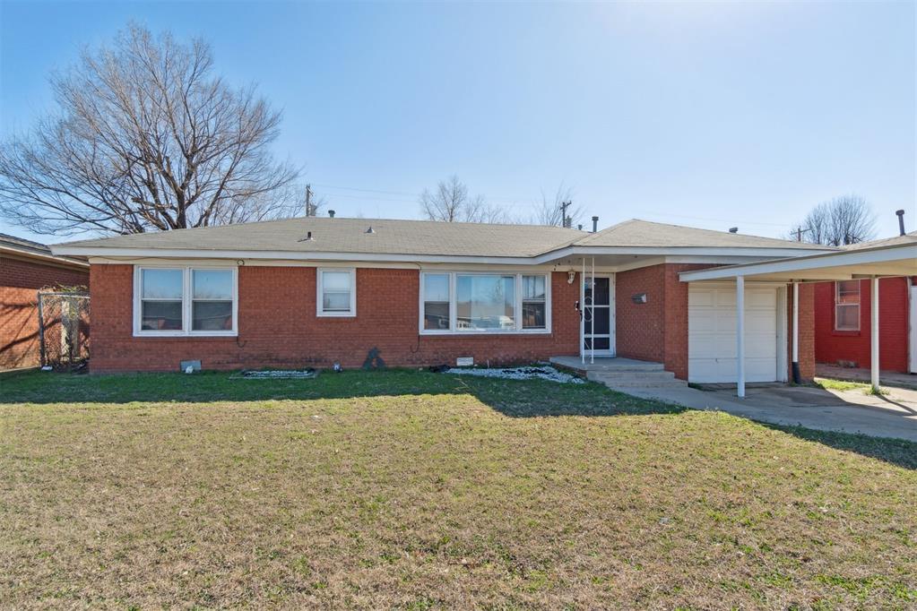 Fantastic 3bed, 1bath home with a single car garage and carport. House shows well and is currently tenant occupied. Ask about type of lease and monthly rental income. Home is great for investment opportunity or first-time buyer.