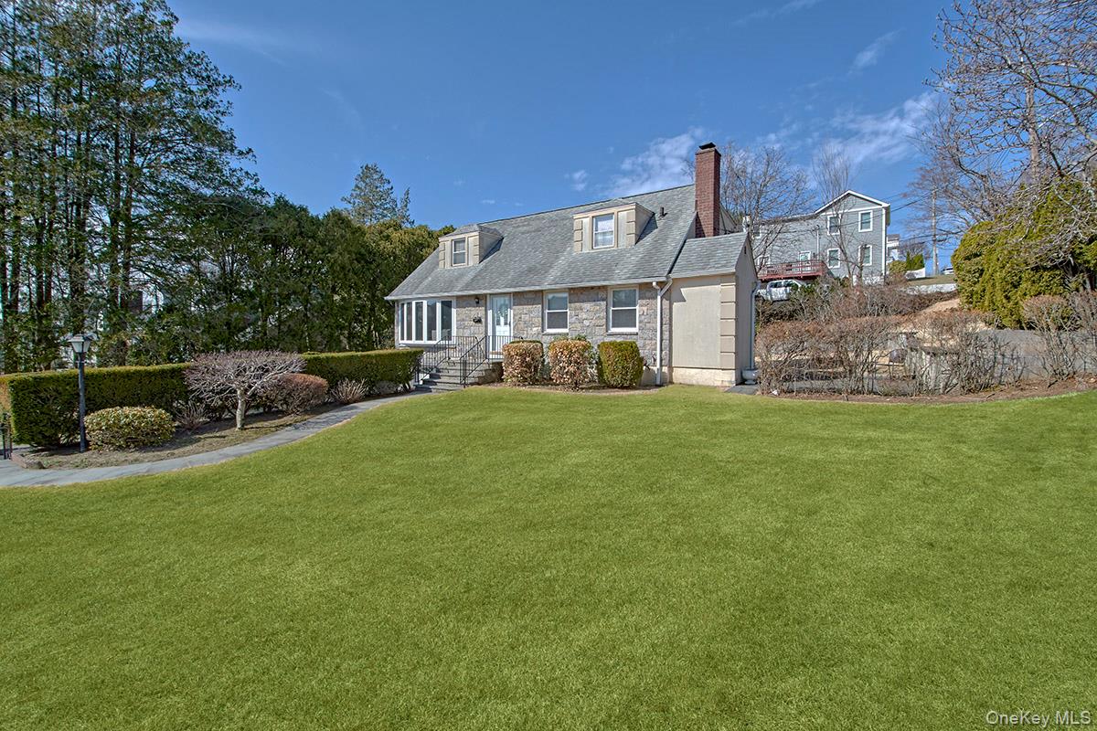 Charming stone-front Cape Cod home set on an .25 oversized, flat corner property on one of West Harrisons' most desirable quiet streets.  This well-loved home offers incredible potential for renovation or expansion, making it a wonderful opportunity to create your dream home.  Open living room, dining room, 1st floor bedroom, 2 additional good size 2nd floor bedrooms, 2 full baths, good closet space and hardwood floors throughout.  Property provides generous outdoor space and a peaceful setting while still being conveniently close to shops, schools parks and major transportation.  A rare opportunity to own in a prime location with endless possibilities!