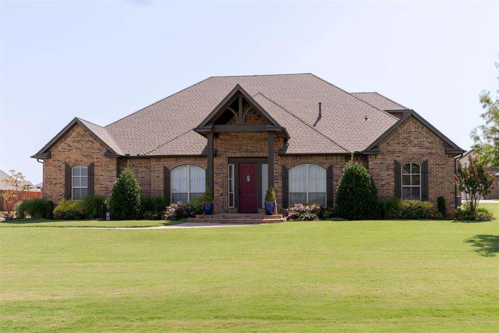 Where character & charm co-exist with space & luxury! This beautiful 5 bed, 5 bath property is made for gathering. A 2025 roof, 1.29 acre backyard, large multi-use shop and more. Please see the full Features & Upgrades List in Supplements.A $3,000 credit towards buyer's allowable closing costs (subject to purchase contract and lender approval) is being offered with an acceptable offer.The 2025 roof features GAF Timberline HDZ Class 3 shingles with a Lifetime Limited Warranty. The 1,043 SF built in 2017 includes a loft, bathroom, utilities, and a large open space for a gym, hobby area, recreation, storage, or other permitted use!The 1.29-acre backyard offers an impressive outdoor entertaining space with a large covered patio and seller-added pergola, along with a brick fireplace, built-in grill, and fire pit. Various trees planted approximately 10 years ago have matured into an established landscape, and an in-ground sprinkler system adds convenience. Underground storm shelter located in the spacious 4-car garage for added peace of mind.Enjoy a peaceful, spaced-out setting while being conveniently located 10 minutes from major commercial areas along 19th Street in Moore and 24th Street in Norman, and Tinker Air Force Base. Belmar Golf Club is just around the corner!The open dining and living areas create an inviting space for entertaining, complemented by abundant cabinetry and storage throughout. The beautiful brick fireplace offers a cozy lounging spot during the winter. The upstairs bonus room includes a kitchenette, providing added flexibility for a game room, guest area, or whatever you envision! The spacious primary suite includes a large walk-in closet.  Buyer to verify schools. You don't want to miss this one!