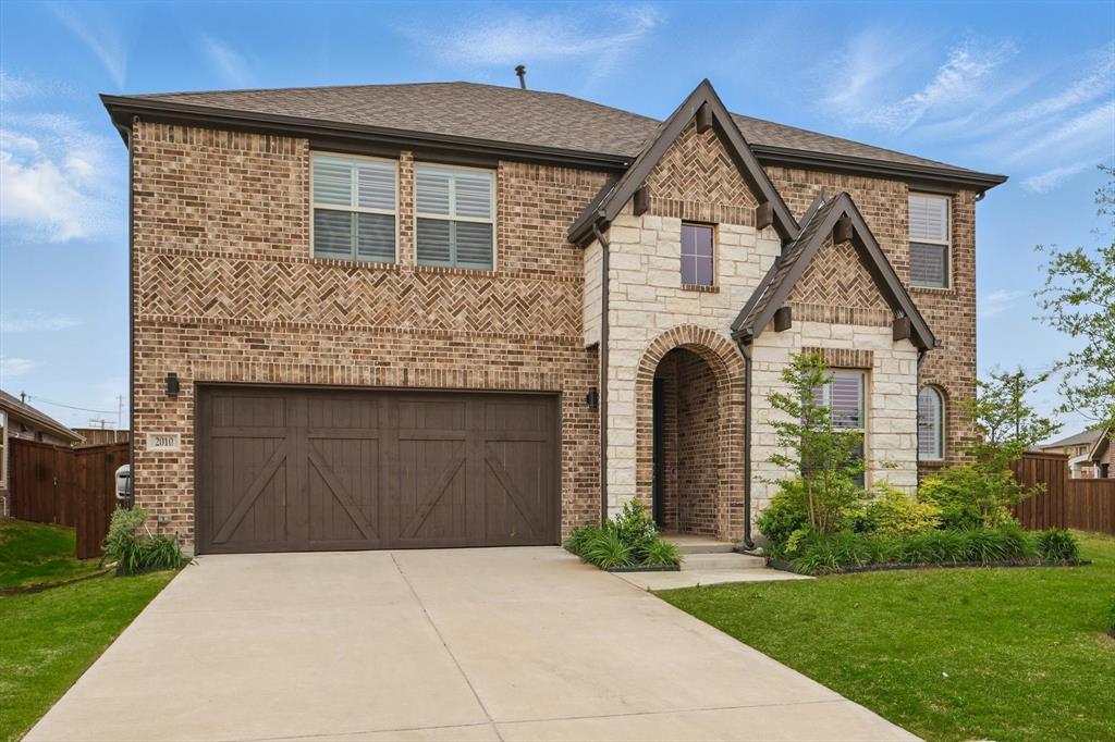 Buyer's home didn't sell as part of contingency! Don't miss this chance! Special Financing availabe through First Financial Mortgage - 1.25% of the loan amount will be contributed to Buyer towards closing costs or rate buy down! Call Isaac Hartly at 469-475-1682. Northeast Facing, gracefully sitting on over a quarter-acre lot - Stunning 5-bedroom, 4-bath home ideally located and zoned to Memorial STEM Elementary, and just minutes from entertainment options like Grandscape, Shops At Legacy, and Lake Lewisville. Built in 2022, this home truly is a rare find–a newer construction home with a sparkling pool already in place. Inside, be captivated by 20-foot ceilings and custom chandeliers illuminating an open floor plan, featuring a dedicated study and a media room for family nights. Every room in this home has been thoughtfully designed and includes upgrades like plantation shutters, ceiling fans in every room, and state-of-the-art smart home features like automated blackout shades and a smart sprinkler system for ultimate convenience. Situated on an oversized lot, the outdoor space is truly an oasis, with an expansive grassy area and brand-new pool and spa added in 2023, perfect for cooling off during hot summer days or enjoying the upgraded pool heater chiller for year-round relaxation.