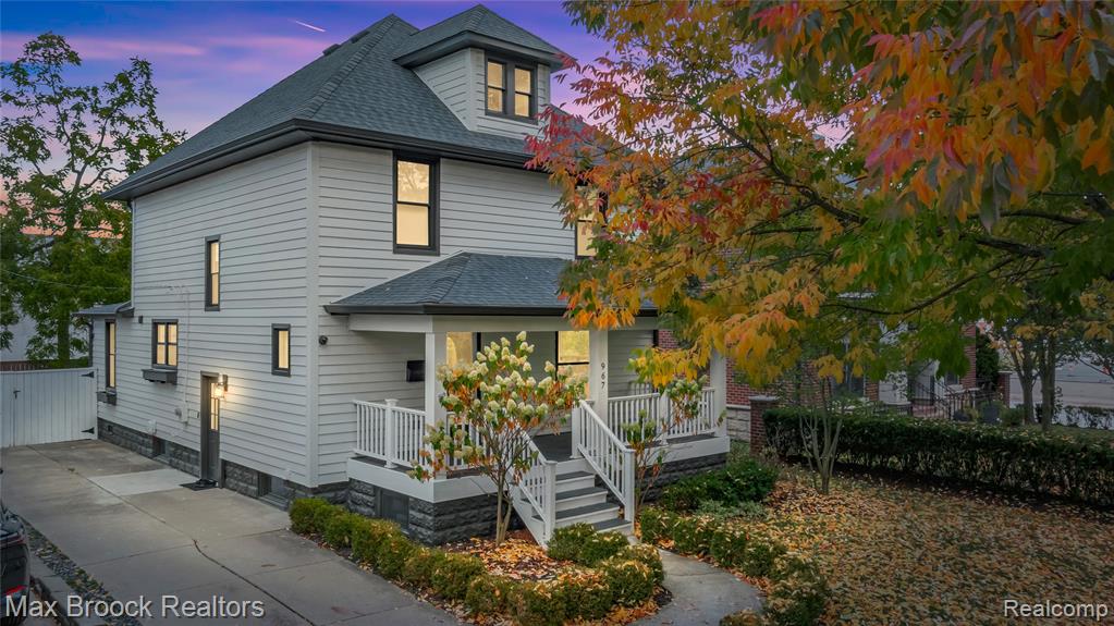 Welcome to 967 Ann Street — a beautifully updated, in-town Birmingham gem that blends timeless charm with modern luxury. This classic American Foursquare Colonial has been meticulously renovated to meet today’s lifestyle, all while preserving its historic character.

Step onto the inviting covered front porch, the perfect spot for morning coffee or evening relaxation, and enter a bright, open main floor filled with natural light and showcasing the gorgeous wide plank white oak floors. The heart of the home is a chef’s dream kitchen featuring a 10-foot island featuring with prep sink, beverage fridge, built-in convection microwave, and top-of-the-line BlueStar gas range with indoor grill. All appliances are stainless steel, seamlessly integrated into a sleek, functional design ideal for cooking and entertaining.

Enjoy spacious and elegant living and dining rooms, along with a cozy breakfast nook for casual meals. A stunning full bathroom and a stylish, convenient mudroom/laundry room complete the first floor.

Heading upstairs, you’ll admire the craftsmanship of the modern railing, a unique touch that sets the tone for the second level. The primary ensuite is a private retreat, featuring a custom double vanity and a spa-like marble twin shower with built-in benches. Two additional bedrooms share a stunning marble bathroom with a deep Jacuzzi tub.

The finished basement with egress window offers endless possibilities—whether you're dreaming of a home theater, gym, or dedicated home office.

Outside, enjoy the fenced-in, manicured backyard, ideal for relaxing or entertaining, with easy access to the detached 2-car garage.

All of this, just steps from everything downtown Birmingham has to offer—shopping, dining, parks, and top-rated schools. This is more than a home—it's a lifestyle.