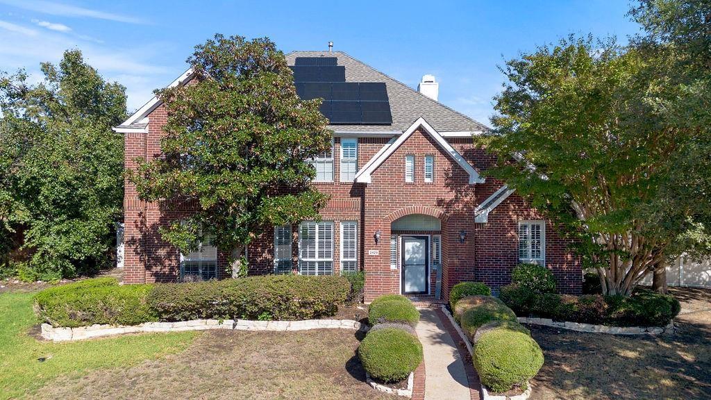 Situated on a spacious corner lot, this home provides convenient access to major highways while maintaining a quiet residential setting. The property has been updated throughout with high-end finishes, designer lighting, and upgraded fixtures. Plantation shutters add a touch of classic charm to the interior.

The large kitchen offers ample white cabinetry, a gas cooktop, and plenty of space for cooking and gathering. An oversized laundry room with counter space and built-in shelving enhances everyday functionality. Flexible living areas can serve as an office, playroom, or guest space to meet a variety of needs.

The home includes spa-inspired bathrooms with modern upgrades and walk-in closets that provide generous storage. Outside, the generously sized backyard is well-suited for entertaining, gardening, or relaxing. Parking is accommodated with an enclosed garage and an extended covered carport for additional protected spaces.