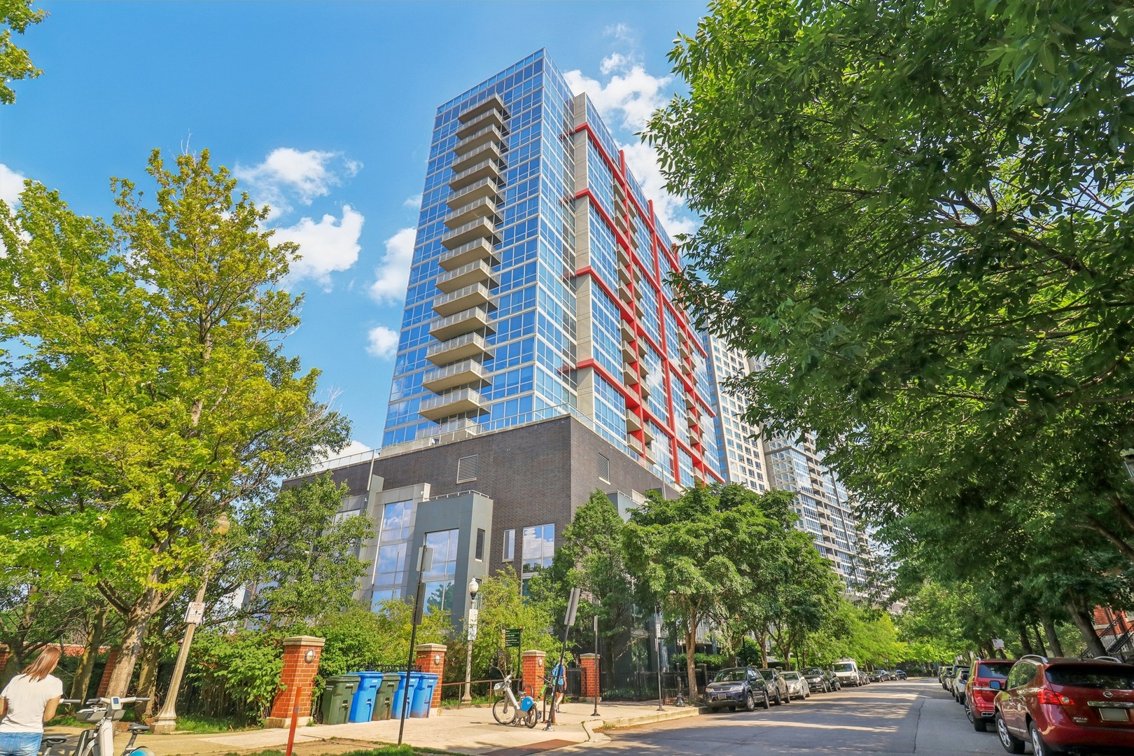 Enjoy breathtaking, unobstructed lake views from this beautifully maintained 2 bed, 2 bath South Loop condo with a den-perfect for a home office. Floor-to-ceiling windows flood the open-concept living area with natural light, and a private balcony off the living room offers a front-row seat to the lakefront. The modern kitchen features granite countertops and stainless steel appliances, and the split-bedroom layout ensures privacy. The spacious primary suite includes two closets-one a walk-in-and a private en suite with dual vanity and a tiled walk-in shower. Additional highlights include in-unit laundry and an additional storage locker and a deeded garage parking space included in the price. Located in a full-amenity building with 24-hour door staff, rooftop pool, party room, fitness center, and bike room. Recent building improvements include new carpet and paint in common areas (2022), pool deck upgrades (2021), and new chiller and make-up air unit (2023). All just minutes from the lakefront, museums, parks, restaurants, and public transit-this South Loop gem truly has it all!