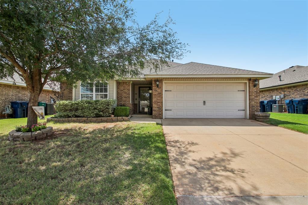 It all starts with charming curb appeal on this well-maintained home located on Lauren Drive in the highly sought-after Moore Public School District. Step inside to an inviting entry that leads past the secondary bedrooms and full hall bathroom before opening into the spacious living, dining, and kitchen area—perfect for everyday living. The kitchen features beautiful 3cm granite countertops, an updated backsplash, and plenty of workspace. Situated at the back of the home, the primary suite offers a walk-in closet and a remodeled ensuite bathroom complete with a tiled walk-in shower with a frameless glass door, double vanities, and upgraded plumbing fixtures. Outside, you’ll find a storage shed for additional space and a backyard ready to enjoy. Additional updates include an in-ground garage storm shelter installed in 2022 and a new roof replaced in 2025, providing added peace of mind for years to come. For added confidence, this home is being offered with a one-year First American Home Warranty, transferable to the buyer at closing. This move-in-ready home combines thoughtful updates, a functional layout, and an excellent location—don’t miss your opportunity to make it yours!