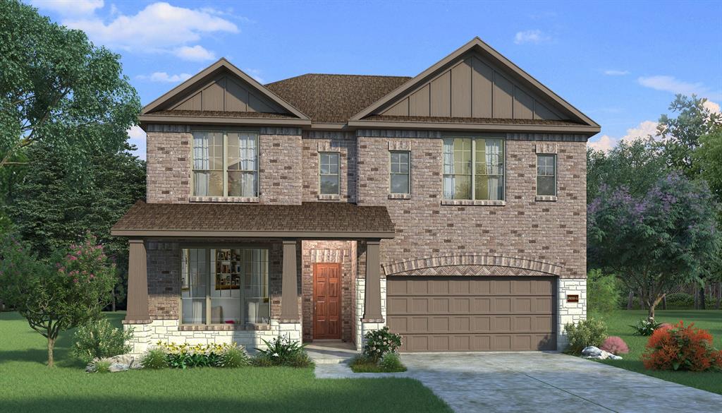 MLS# 21265802 - Built by HistoryMaker Homes - Aug 2026 completion! ~ Under construction single-family residence in Century Farms: 4 beds, 4 full baths, 3,028 sqft, estimated completion 8-31-2026. Traditional two-story plan with open floorplan, kitchen island, decorative lighting, double vanities, two living areas and one dining area. Covered patio, private yard, interior lot. Flooring includes carpet, ceramic tile and luxury vinyl plank. 2-car garage, slab foundation, composition shingle roof. Central heat and air with ceiling fans; high-speed internet available. McKinney ISD (Frazier, Johnson, McKinney North).