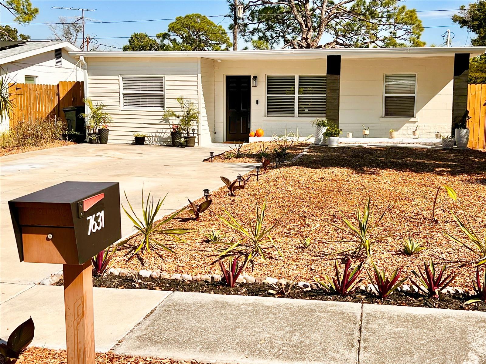 Welcome to 7631 46th Way N — a move-in-ready home that combines modern updates with comfortable Florida living. This inviting 3-bedroom, 2-bath property offers a practical layout and thoughtful improvements, making it a great option for buyers seeking value and convenience.

Inside, you’ll find a bright open-concept living space with easy-care luxury vinyl plank flooring, updated kitchen cabinetry, quartz countertops, and new stainless-steel appliances. The kitchen flows into the living and dining areas, creating a comfortable space for everyday living or casual entertaining.

A flexible bonus room can serve as a home office, guest area, or hobby space. Tasteful details like exposed beams and sliding barn doors add warmth and character to this home.

The fenced backyard is designed for easy maintenance, featuring a covered pergola, fire pit, expansive patio, and storage shed — ideal for relaxing or hosting friends outdoors.

Conveniently located just:
• 6 miles from Downtown St. Petersburg
• 12 miles to St. Pete Beach
• 5 miles from the Gandy Bridge for quick access to Tampa

Offering a blend of comfort, practicality, and a great central location, this home is an excellent choice for buyers looking for style and value in Pinellas Park.