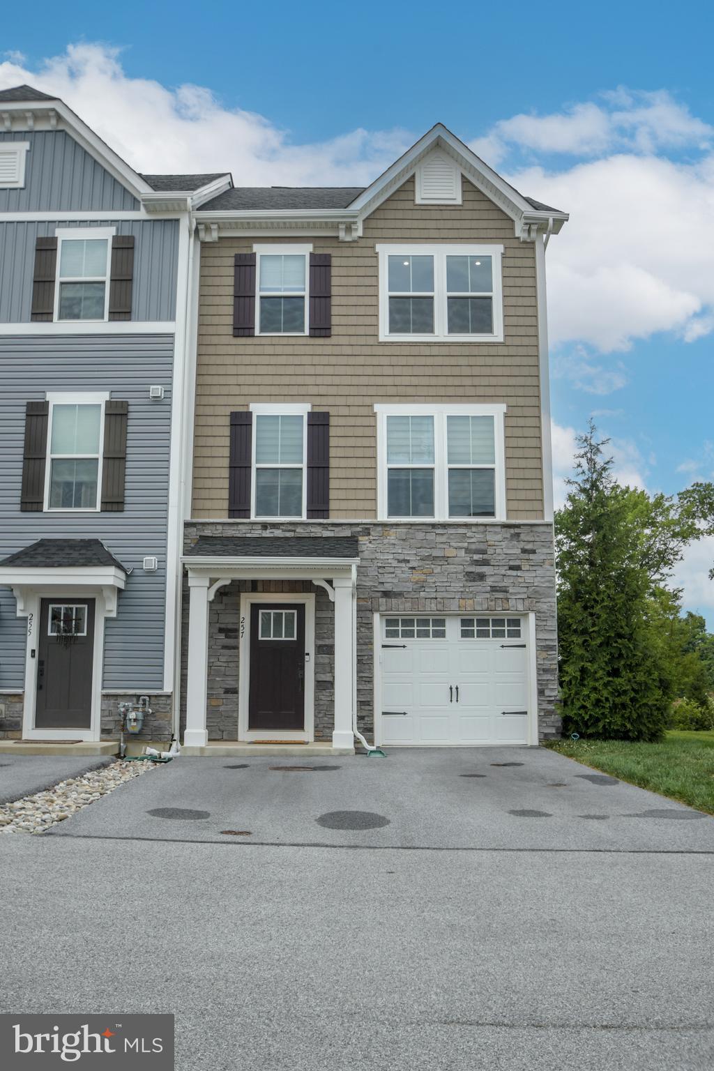 BACK ON THE MARKET.!!!!!  Welcome to your new home in Downingtown, Pennsylvania! This 3-year-old corner townhouse offers plenty of sunlight and space. Upstairs, you'll find 3 bedrooms and 2 bathrooms, Side by side laundry are located in the hall of this floor. The main floor features an open kitchen, dining, and living area, along with a deck. Downstairs, the fully finished basement includes a full bathroom and extra storage—great for a playroom or guest suite. With a one-car garage and powder room, this home has everything you need. Plus, it's tucked away at the bottom of the square for peace and quiet. Enjoy modern comforts like luxury vinyl flooring, granite countertops, and stainless steel appliances, as well as a high-efficiency water heater and Nest thermostats. Award winning Downingtown Schools. STEM Academy- Easy drive to all major roads, Shopping nearby. Don't miss out— and make this cozy townhouse your new home! Property will be transferred vacant on or after September 1.  Tenant occupied until 8/31/26