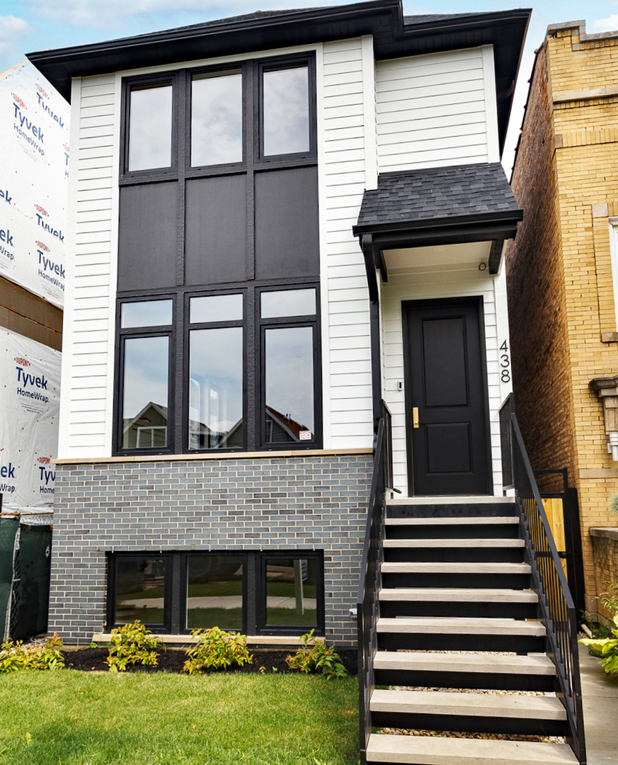Stunning totally new construction 5 bedroom 4.1 bath home in top rated Waters School District; close to the Riverwalk, Horner Park and Lincoln Square restaurants. Less than 10 miles to downtown Chicago. This latest home by North Shore Housing features well thought out floorplans and lovely, high end finishes. You'll find gorgeous, high quality millwork throughout the whole home - wainscotting, crown molding, shiplap in the primary bedroom, tray ceiling...The Family Room and Recreation Room both have custom built-ins. Relax by one of the 3 fireplaces (one is outside :-) You'll love the chef's kitchen loaded with cabinets, a quartz waterfall countertop island, under cabinet lighting, & high end appliances. UPSTAIRS THERE ARE 3 BEDROOMS AND ALL ARE ENSUITE! Plus all upstairs baths have radiant heated floors. The Primary spa like bath has a free standing tub, frameless glass shower, & dual vanity. Plus the carpeted lower level offers 2 more bedrooms (or home offices, workout room...) and a bath; great for family, friends... Another unique difference with this builder are the high quality windows imported from Europe that provide an abundance of light throughout and open from the top and inward. All closets are fully built out. And several rooms are prepped for your home audio sustem. You will love the location...you can walk to the Brown Line, Horner Park (playground, tennis courts, basketball, nature area...) the North Branch Riverwalk, grocery stores (Jewel and Aldi) and there are loads of restaurants nearby (Sticky Rice, Half Acre Beer Co, Mi Fogata, The Warbler...). This builder prides himself on designing & building luxurious but functional homes with unique, high end finishes and features. He pays attention to all the details. Floor plans and Radon disclosure are under additional information. Specifications, list of other homes sold by this builder and builder contract available upon request.