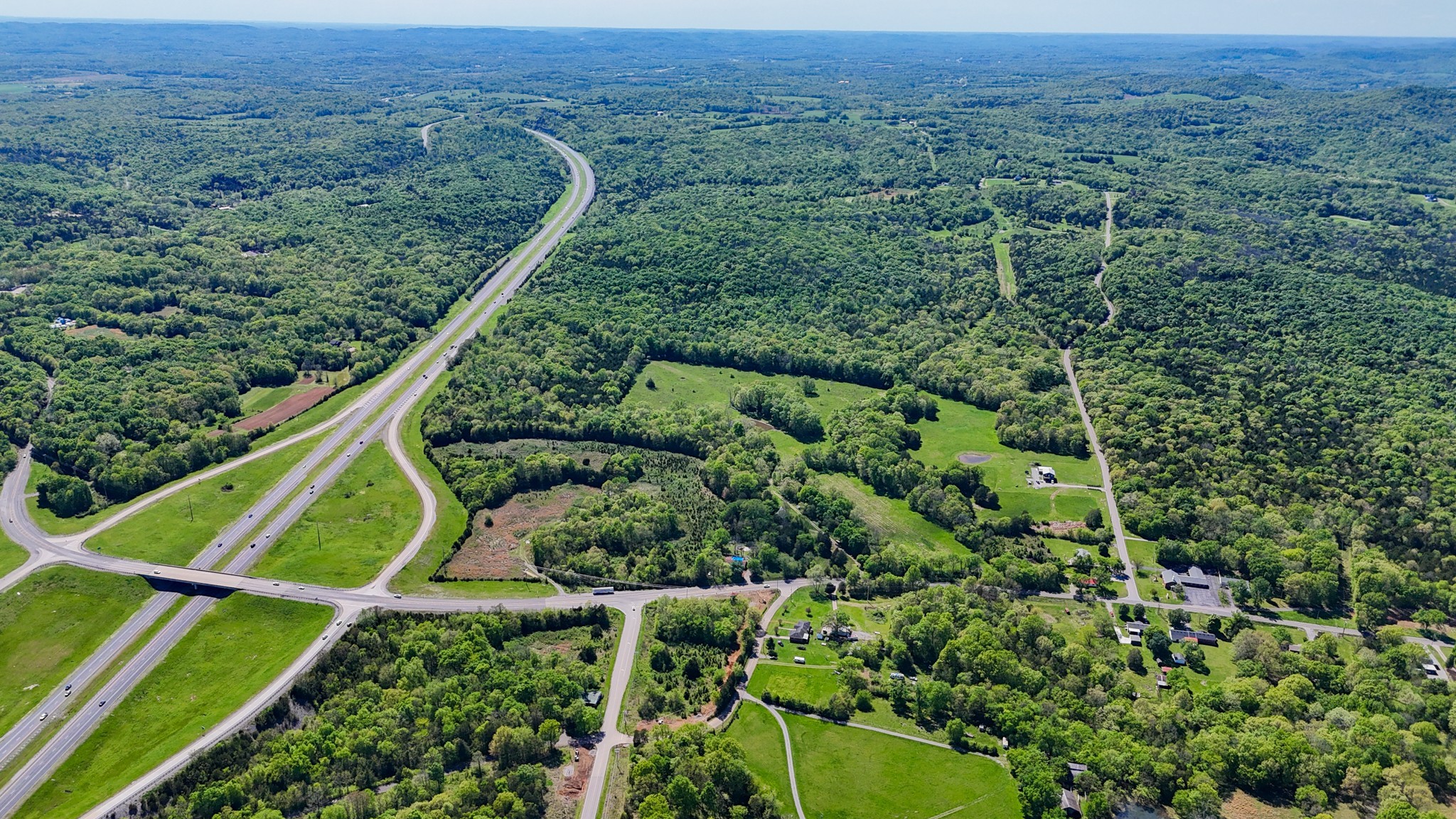 Prime Land Opportunity / 100+ Acres / Prime Rutherford County Location. An extraordinary opportunity to acquire 3 contiguous parcels totaling 100+ acres in one of Rutherford County's most promising growth corridors. Public sewer is forthcoming, further enhancing the site's development readiness and value. Surrounded by continued residential and commercial expansion, the property combines scale, infrastructure momentum, and strategic location-making it well suited for residential communities, mixed-use development, or thoughtfully planned estate-style project. Parcels included are 076 051.02, 076 051.02 and 076 051.03. The land features over 3178 feet of road frontage along Spantown Road, providing exceptional visibility and flexible ingress/egress. Ideally situated off Interstate 840 at Almaville Road, this property offers both immediate and long-term upside.