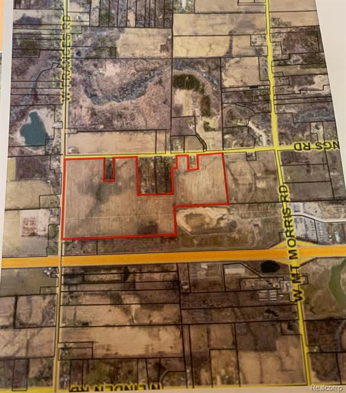 Amazing opportunity for 139.19 acres zoned C-2, providing a variety of development options.  Property has visibility from I75 and easy off/on at the Mount Morris exit.