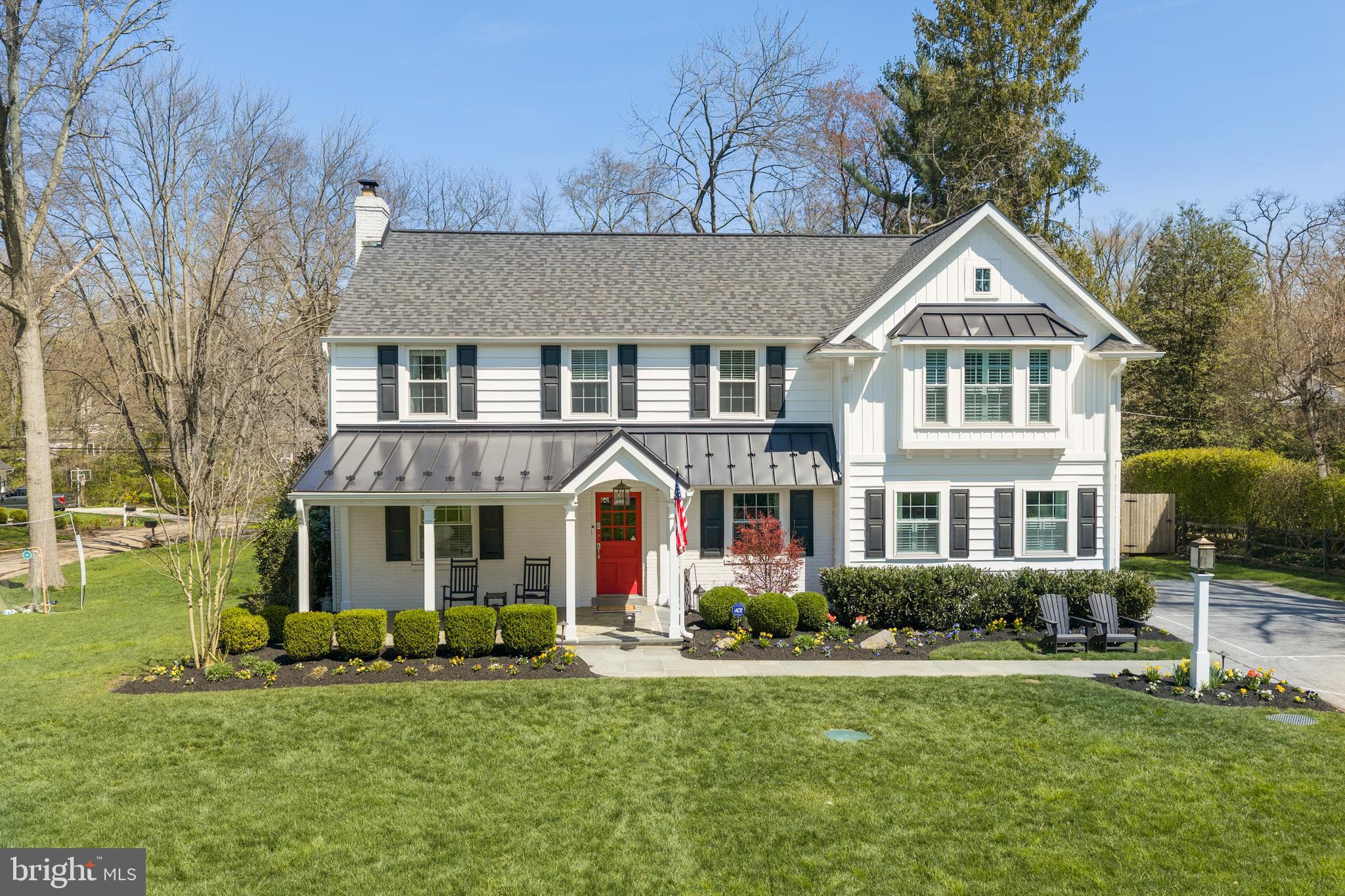 Welcome to 251 Rosedale Avenue—a picture-perfect colonial gem in a coveted, close-to-everything Wayne location! Thoughtfully expanded and beautifully renovated, this home offers the ideal blend of classic charm and modern living.Step onto the covered front porch and into a warm, inviting living room that flows seamlessly into the updated eat-in kitchen featuring a 7-foot island—perfect for gathering and entertaining. The open layout continues into the spacious great room (added on in 2020) with a gas fireplace and custom shiplap detail, creating the ultimate everyday living space. A thoughtfully designed mudroom with custom built-ins keeps everything organized, while a charming powder room completes the main level.Upstairs, the home offers 4 bedrooms and 2 full baths, highlighted by a luxurious primary suite addition (2020). This serene retreat features vaulted ceilings, a large walk-in closet with custom organization, and a spa-like bath with heated floors and dual sink vanity. Three additional generously sized bedrooms, an updated hall bath, and a conveniently located second-floor laundry room complete the upper level.The finished basement adds valuable flexible space—perfect for a playroom, media room, or home gym.Outdoor living is just as impressive. Glass sliders in the kitchen lead to a bluestone patio overlooking a private, fenced backyard designed for both relaxation and fun, complete with turf, a putting green, and chipping area—truly a golfer’s dream! Additional exterior enhancements, including professional landscaping and custom lighting, further elevate the home’s curb appeal.Extensively updated by the current owners, major improvements include a full addition (2020) with new roof, siding, HVAC, and systems, as well as a recently finished basement (2023) and numerous thoughtful upgrades throughout.Located in a friendly, close-knit neighborhood known for its holiday traditions and community events, and just a short walk to the Strafford train station, this home offers unmatched convenience. All within the award-winning Tredyffrin-Easttown School District and just minutes from the shops, dining, and amenities of the Main Line.This is a rare opportunity to own a truly move-in ready home in an exceptional location—don’t miss it!