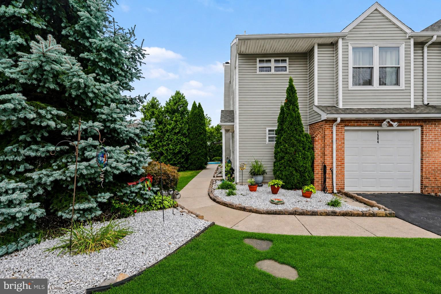 Welcome to 1504 Macintosh Way, a beautifully maintained 1,912 SQFT end-unit townhome in the highly sought-after Derry Township School District. Perfectly positioned for unmatched convenience, this 3-bedroom, 2 1/2-bath home offers timeless charm, a flexible layout, and a private outdoor retreat just minutes from Hershey Medical Center. Property highlights include a thoughtful layout & additions, featuring 3 bedrooms, 2 1/2 baths, and a uniquely added office/bonus room.  The well-appointed kitchen features a 2008 upgrade that includes all new appliances and flows perfectly into the main living spaces with large windows fill the home with natural light, beautifully accenting the elegant crown molding throughout. Convenient features includes a second-floor laundry room (washer and dryer new as of 2016) for ultimate ease of living. Outside your oasis awaits you step into your own personal sanctuary featuring gorgeous landscaping, a relaxing ornamental pond, and a motorized awning to enjoy peaceful evenings or outdoor entertaining on your patio. This home is perfectly situated on a wonderful location. You’ll be mere minutes from local shopping, dining, and all the attractions that Hershey, PA has to offer. Schedule your private showing today and discover all this home has to offer.