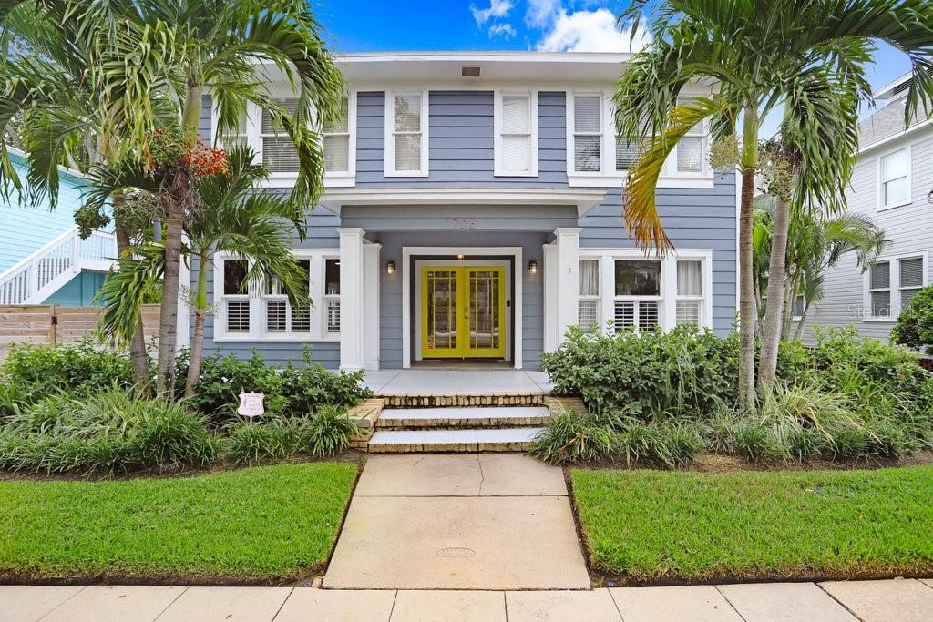 Under contract-accepting backup offers. Experience the timeless elegance of Hyde Park living at 1706 W Hills Avenue. Just a short walk to the iconic Bayshore Boulevard and the boutique shops and dining of Hyde Park Village, this residence presents a rare opportunity to own a historic home in one of Tampa’s most prestigious neighborhoods.

The main residence offers four bedrooms and two and a half bathrooms, blending architectural character with the charm of a true historic property. The kitchen is anchored by a Viking gas range, a centerpiece for both daily living and chef-inspired entertaining.

At the rear of the property, a detached one-bedroom, one-bath in-law suite provides exceptional flexibility, complete with ample storage below currently used as a workshop. Outdoors, the backyard is designed as a private retreat, featuring a gas-heated pool and artificial turf for a perfect combination of elegance and low-maintenance living.

With its historic presence, luxury touches, and walkable access to Tampa’s most celebrated destinations, 1706 W Hills Avenue is more than a home — it is a legacy address in the heart of Hyde Park.