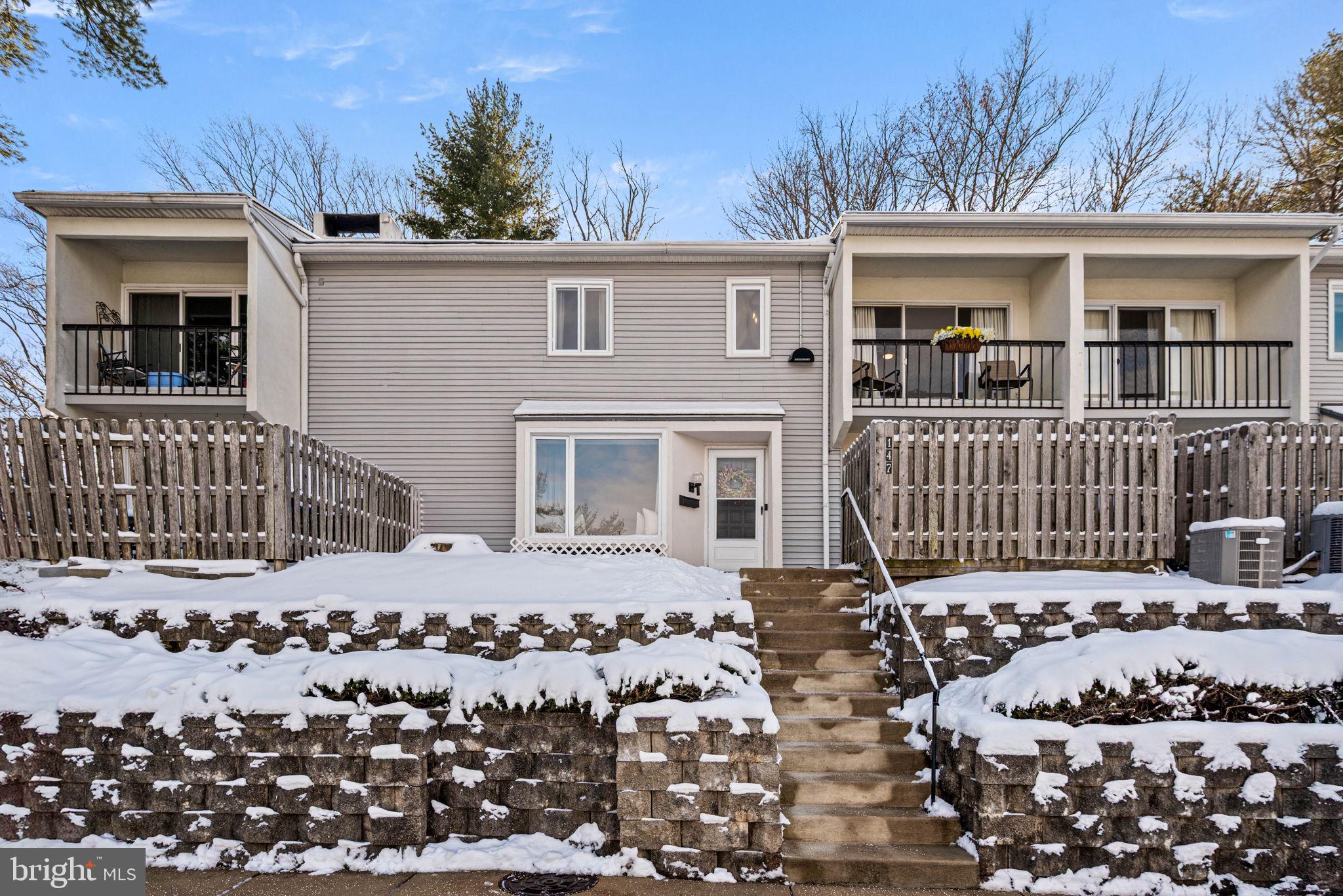 Location, charm, and lifestyle await at this beautifully updated townhome in sought-after Greene Countrie Village of Newtown Square. This two story, two bedroom, one-and-a-half bath home offers a perfect blend of comfort, privacy, and convenience—an ideal choice first-time buyers, down sizers, investors, or anyone seeking a low-maintenance lifestyle in a park-like community setting. Inside you'll  find a bright, thoughtfully designed layout that maximizes space and natural light. The entry level welcomes you with a center hall featuring a powder room, and coat closet, leading into a spacious living room  with luxury plank hardwood, neutral tones, crisp white trim, and a large picture window with a cozy window seat! The updated kitchen is a highlight, showcasing white shaker cabinetry, quartz countertops, stainless steel appliances—including a gas stove, built-in dishwasher, and beverage cooler—and stylish finishes that invite your inner chef to create. Step through to your private slate paver patio, the perfect spot for morning coffee, evening barbecues, or simply enjoying the peaceful natural surroundings.Upstairs, the primary suite features generous closet space, a ceiling fan, and sliders that open to a private balcony—an ideal retreat to unwind at the end of the day. The additional bedroom offers a walk-in closet and a convenient laundry nook with shelving, while the updated full bath features bright, modern finishes.Greene Countrie Village residents enjoy access to fantastic community amenities, including a clubhouse, sparkling outdoor pool, and maintenance-free living. You’ll love being minutes from Sawmill Park, Skunk Hollow, and The Willows, plus nearby Newtown Square, Wayne, and Media for great dining, shopping, and entertainment. With easy access to major highways, public transit, and Philadelphia International Airport, commuting is simple and stress-free.Don’t miss your chance to own this rare gem—schedule your showing today and experience the perfect blend of comfort and convenience in Green Country Village!