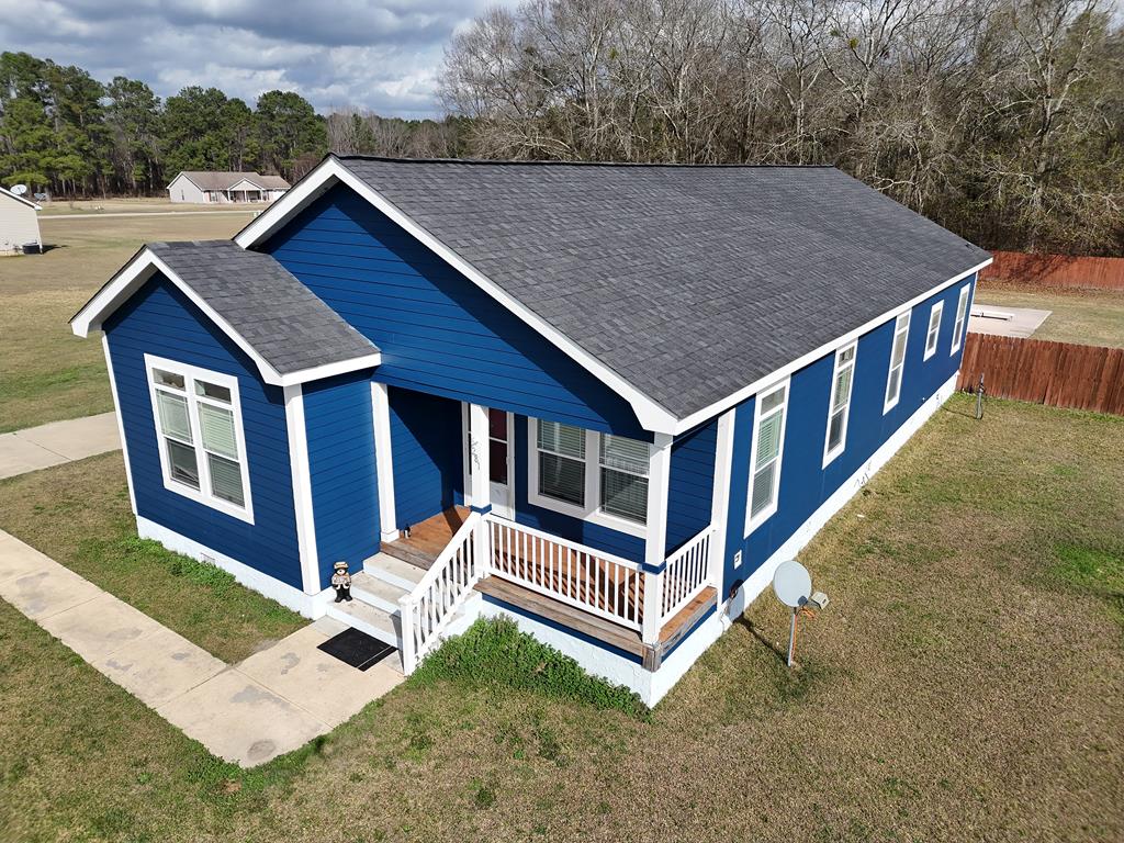 A sweet deal! If enjoying the outside is your style...Here is your home! Let me mention the inside real quick, 3 spacious bedrooms,living room with a fireplace and a large eat in kitchen with a large center island , glass cabinet for display of your favorite dishes.  NOW ... ready to entertain the family!? Jump into the in-ground pool, hang out in the sun on the 24 x 20 open deck, and get ready for night relaxing on the covered screen porch with a hot tub!!! Roof was completely replaced in 2019 after Hurricane Michael. New insulation blown into the home in 2022, as well as complete replacement of the AC. Pool liner replaced in 2020, and the pool is surrounded by Coolcrete. Deck was completely rebuilt and screening and enclosure was done inside the last 5 years. Floors have been replaced in the last year and exterior home repainted 2 years ago. Big beautiful open yard for family and animals, Storage no problem.. 12x28 storage building.  Come on check this one out!