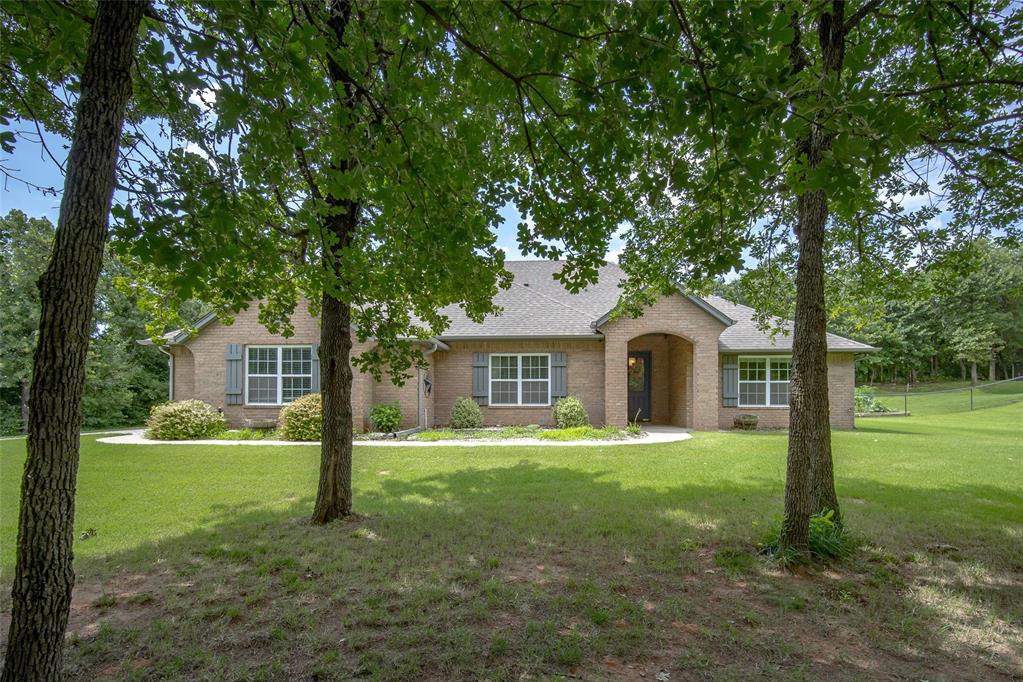 Gorgeous property in the highly desired Arbor Meadows! Set back from the street with a picturesque row of mature trees gives a feeling of warmth and privacy when pulling into your home. This 5 bed, 2.5 bath home has an efficient and functional floor plan. The primary bath features a corner whirlpool tub, large shower, walk in closet, and separate vanities. A variety of updates include: new oven range, new dishwasher, sprinklers outside, light fixtures, and ceiling fans. This shaded, spacious, yard is the perfect place to entertain and enjoy time outside with those you love. There is also a small pad in backyard for parking boat/trailer, etc and a storm shelter in the garage. Come visit this impressive, well cared for home and envision how you could make it your own!
