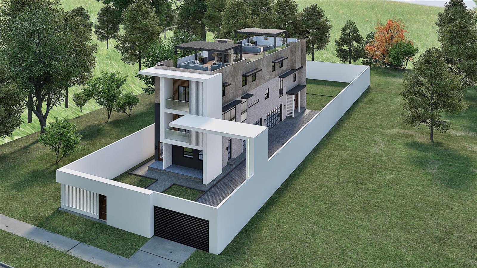 Pre-Construction. To be built. | Modern Luxury in the Heart of Orlando | 1303 E Muriel St, Unit B: A stunning, new construction townhouse in one of Orlando’s most desirable neighborhoods designed for modern families who value style, space, and convenience.
4 Beds | 3.5 Baths This residence features an expansive open-concept layout with designer finishes and a versatile in-law suite on the main level perfect for guests, multi-generational living, or a private office. Property Highlights: sleek open floor plans with abundant natural light; almost 1,000 sq.ft. Rooftop terrace built for entertaining under the stars; A-rated schools; Steps from SODO shopping, dining, and Orlando Health; Quiet, tree-lined street in an established, sought-after community. Whether you’re seeking multi-generational functionality, chic city living, or your next investment in the growing Orlando market, this townhouse checks every box. New modern construction opportunities like this are rare, schedule a site visit today!