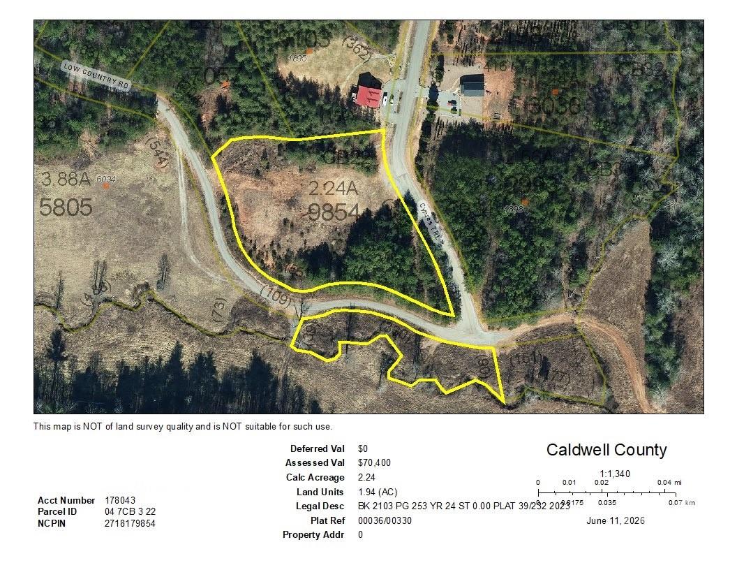 1.94 acres, Lot CB22, Cypress Trail CB22