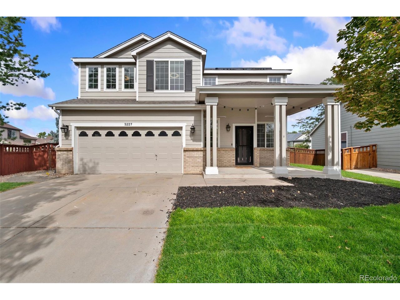 Located in Bromley Park, this 3-bedroom, 3-bath home offers 1,922 sq ft with flexible living space and an attached 2-car garage. The main level features an open kitchen and living area with abundant natural light and access to the backyard. New carpet throughout provides a fresh interior. Upstairs, the primary suite includes a private bath, with two additional bedrooms offering space for a home office, guest room or hobby room. Outside, enjoy a large fully fenced backyard, mature landscaping and a spacious patio for outdoor dining and entertaining. This community features Bromley East Charter a K-8 school, multiple parks, additional Bromley Park trails and green spaces nearby. Convenient access to shopping, restaurants, King Soopers, Downtown Brighton and I-76. Includes a 3D virtual tour and Zillow Floor Plan for online viewing.