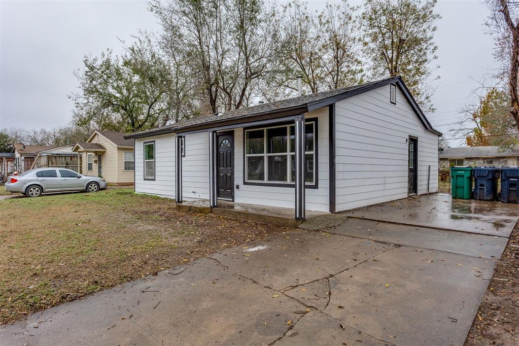Newly Renovated charming craftsman, nestled in a quiet suburb in the heart of Oklahoma City! Brand new kitchen with granite countertops, new shaker cabinets, and appliances. New luxury vinyl flooring running throughout the house with updated electrical, plumbing, and HVAC. 3 bedrooms allow for maximum use of the space. The home features a brand new bathroom centered with a striking dark granite shower wall perfectly contrasting the light colors of the home that really draws the eye. A large backyard perfect for play and entertainment, bring together this cozy craftsman. Enjoy your new cute home right in the urban core of Oklahoma City!