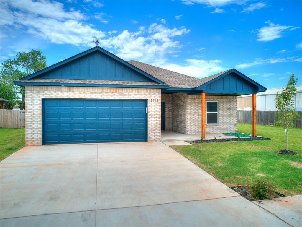 NO HOA!!! This adorable home boasts exceptional curb appeal with its large front and back porches. Once you step inside, you’ll be amazed by this thoughtfully designed floorplan, offering 4 bedrooms and 2 full bathrooms. One of the bedrooms can easily be transformed into an office space, if needed. The stylish design details and color choices create a cozy atmosphere. The large wrap-around style kitchen is a showstopper with its ample counter space, storage, and walk-in pantry. The living room is beautiful and open to the kitchen. The primary bedroom NO HOA!!! Builder now offering $3K in builder cash, in conjunction with our preferred lender on any signed contract. This adorable home boasts exceptional curb appeal with its large front and back porches. Once you step inside, you’ll be amazed by this