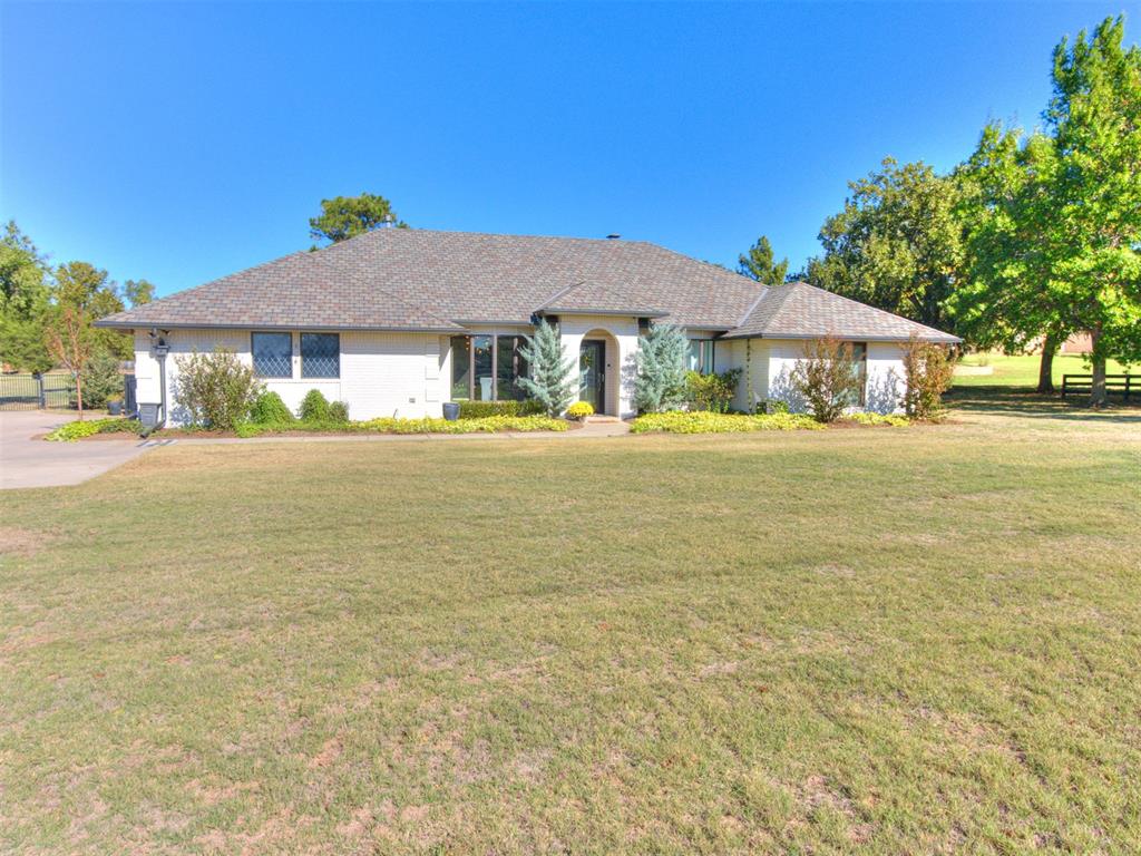 Properties like this rarely come available in desirable NW Norman, offering the perfect balance of space, privacy, and convenience on a beautiful 2-acre lot. With the majority of updates already completed, this home is truly move-in ready and thoughtfully improved over the last 10 years with exceptional attention to detail. Be sure to ask for the detailed feature sheet for a full list of upgrades! From the moment you arrive, you’ll appreciate the beautifully manicured curb appeal, mature trees, and gated mechanical entry. The entire property is fenced, with a partially fenced backyard. Inside, the home features 4 bedrooms plus a dedicated office and 2.5 bathrooms, offering flexibility for modern living. Extensive upgrades include flush-mount LED lighting throughout the living areas, new blinds, new quartz countertops, a guest bathroom remodel, an updated electrical panel, instant hot water at the kitchen sink, and all new windows, creating a bright, efficient, and updated interior. Additional improvements include a water filtration system, a Class 4 impact-resistant roof and new gutters (2021), and a pergola on the back patio—perfect for enjoying the peaceful outdoor setting. The backyard also features raised garden beds, ideal for gardening enthusiasts. Practical features include a stand-up storm shelter in the garage, an additional underground storm shelter in the backyard, and a small workshop on property with overhead door. All of this while being minutes from shopping, dining, and I-35, giving you the rare opportunity to enjoy acreage living without sacrificing convenience. This is a truly special property that doesn’t come around often. Don’t miss your chance to make it yours!